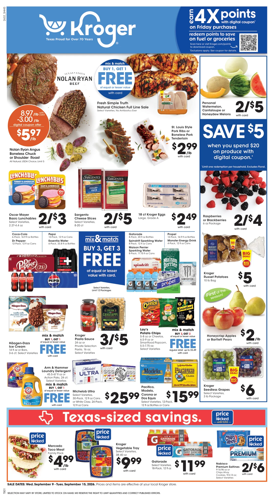 Kroger Houston Weekly Ad - Page 1