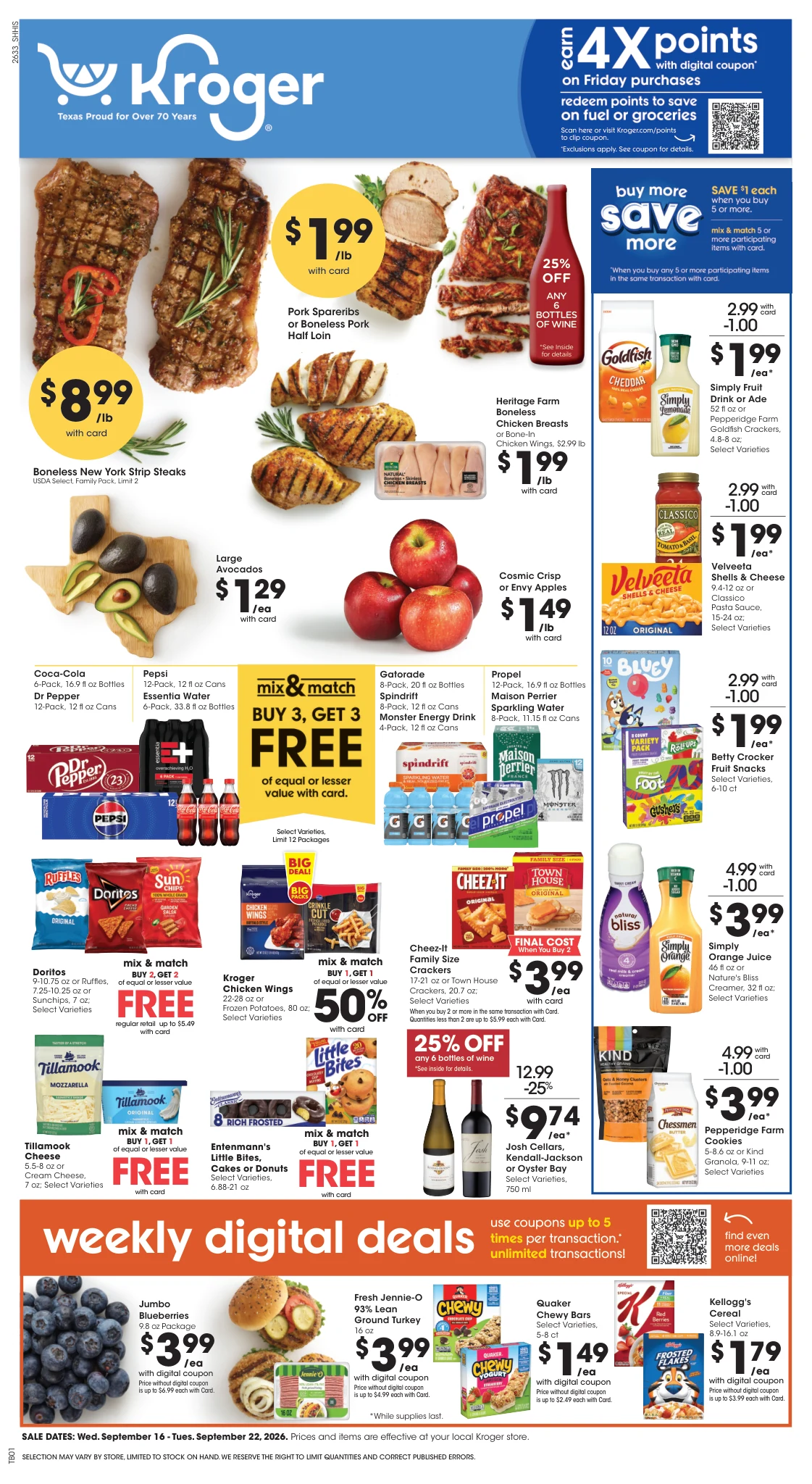 Kroger Houston Weekly Ad - Page 1