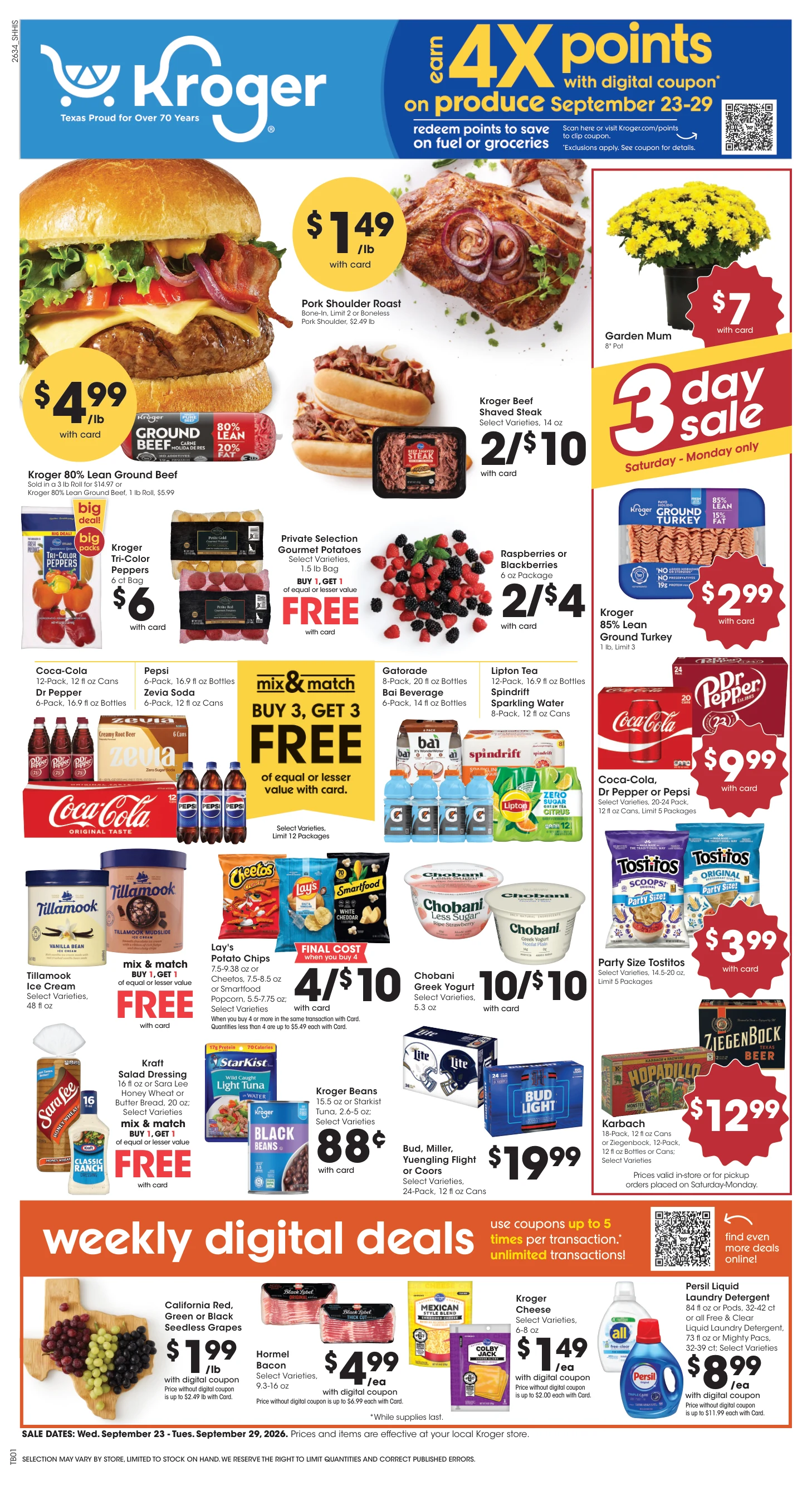 Kroger Houston Weekly Ad - Page 1