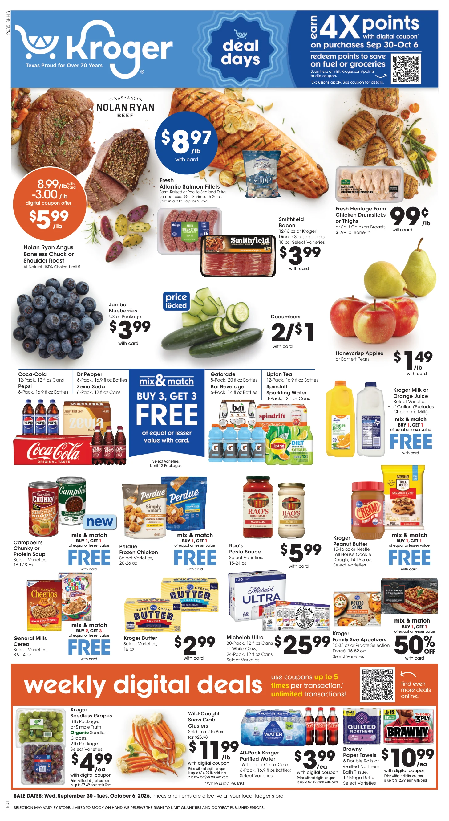 Kroger Houston Weekly Ad - Page 1