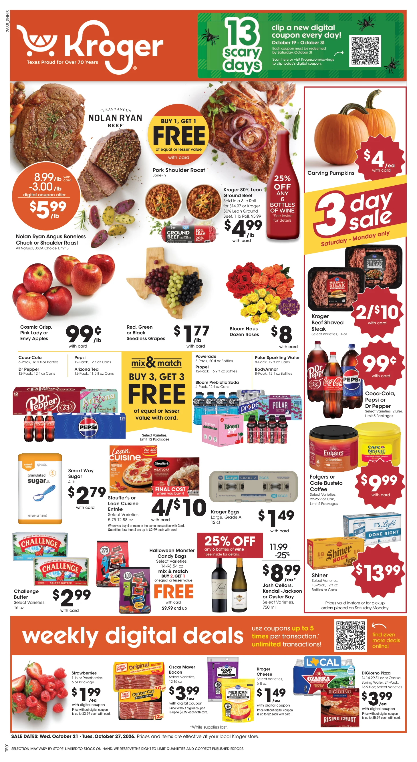 Kroger Houston Weekly Ad - Page 1