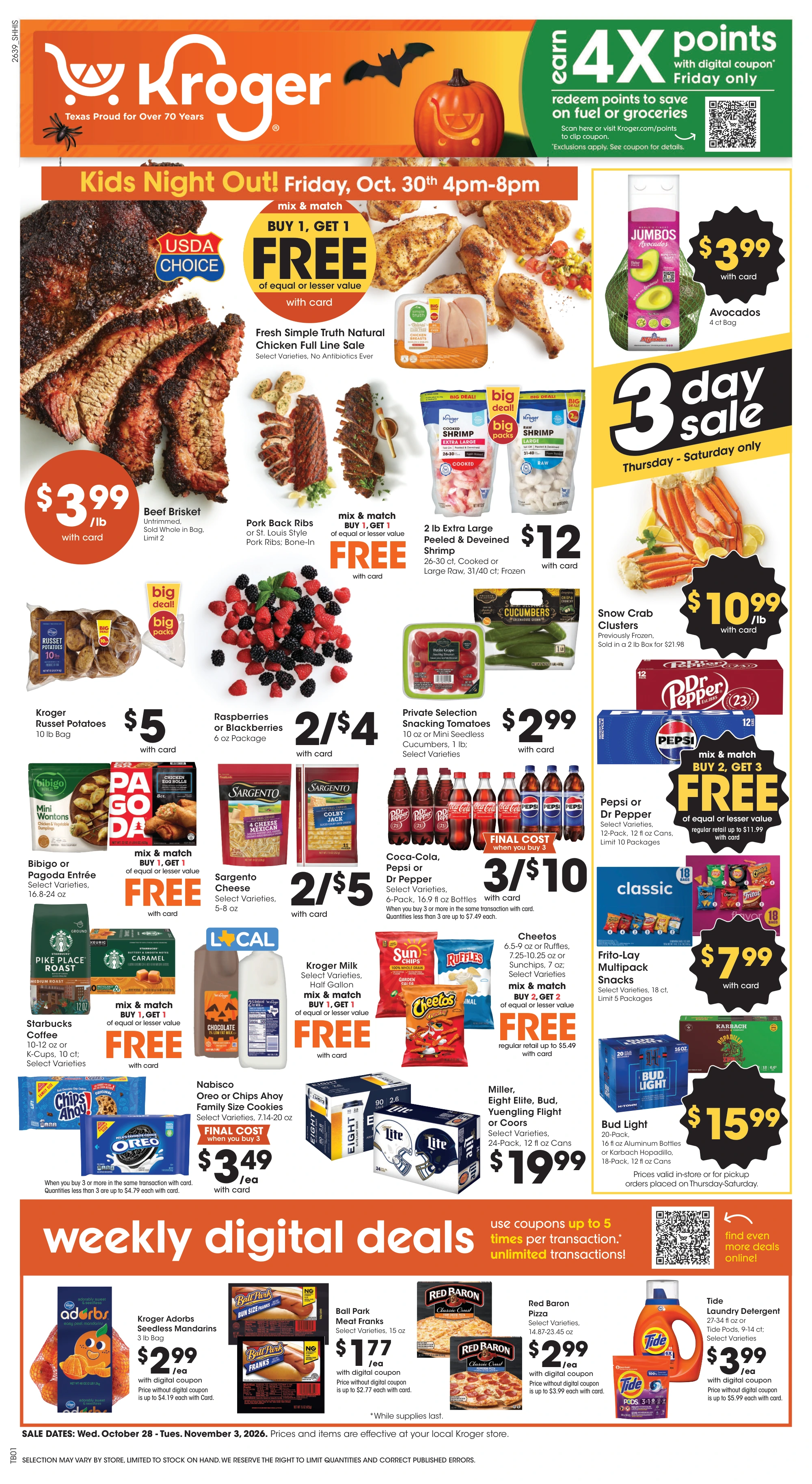 Kroger Houston Weekly Ad - Page 1