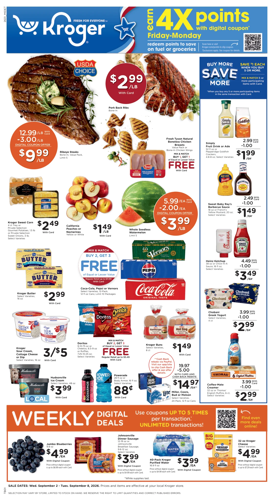 Kroger Michigan Weekly Ad - Page 1