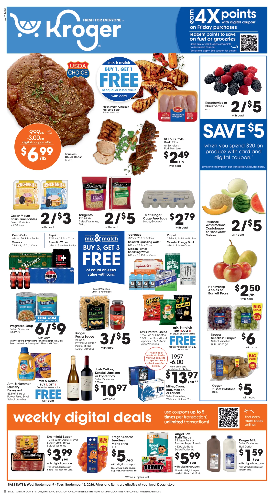 Kroger Michigan Weekly Ad - Page 1