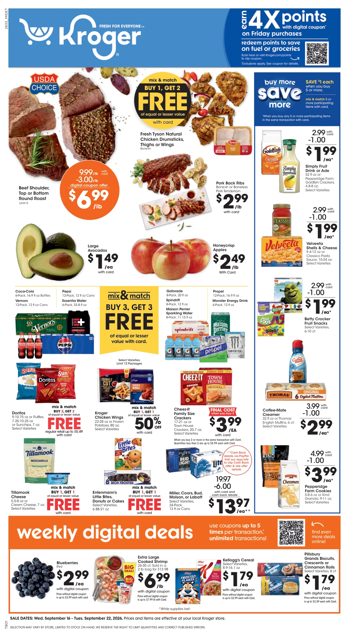 Kroger Michigan Weekly Ad - Page 1