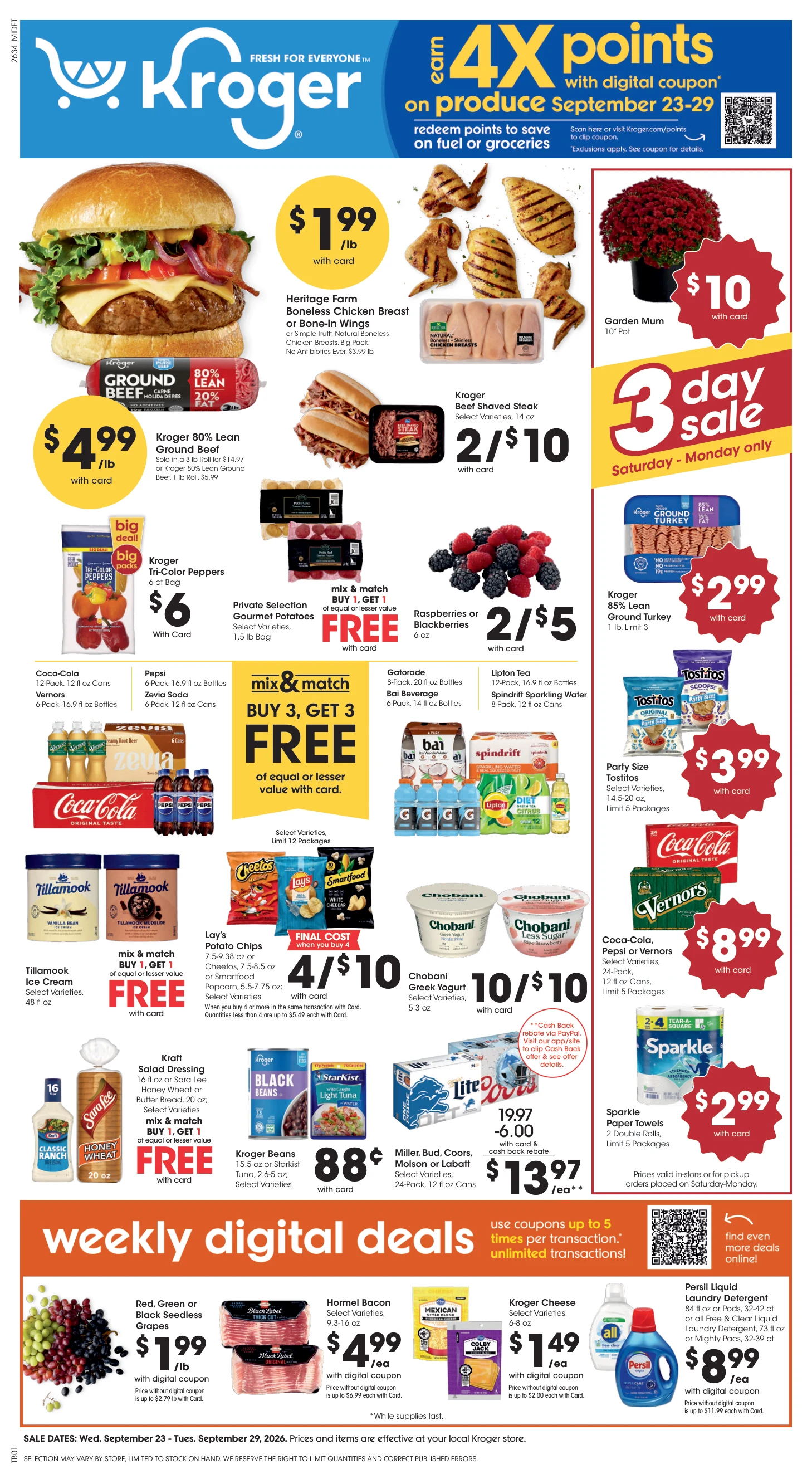Kroger Michigan Weekly Ad - Page 1