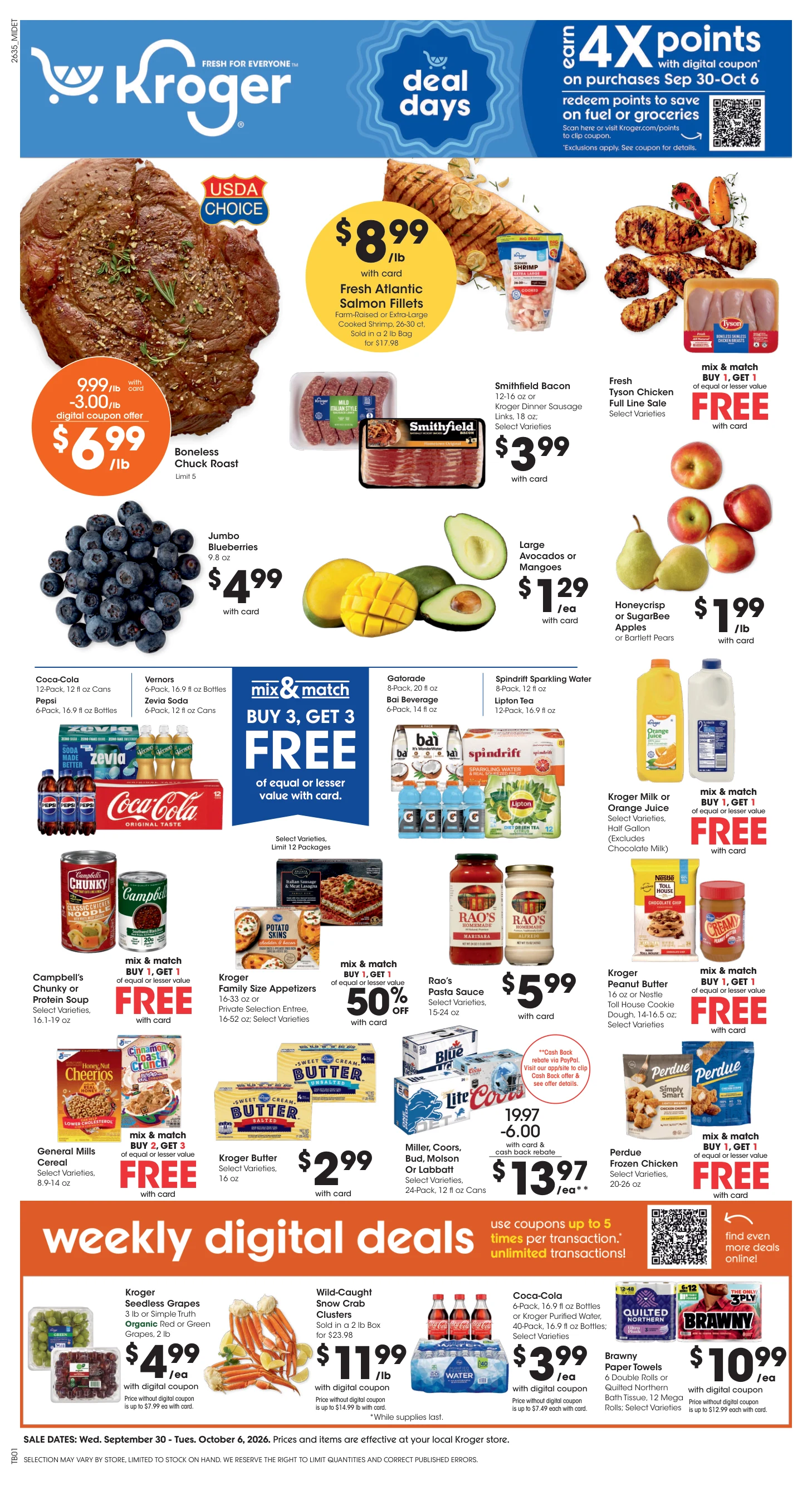 Kroger Michigan Weekly Ad - Page 1