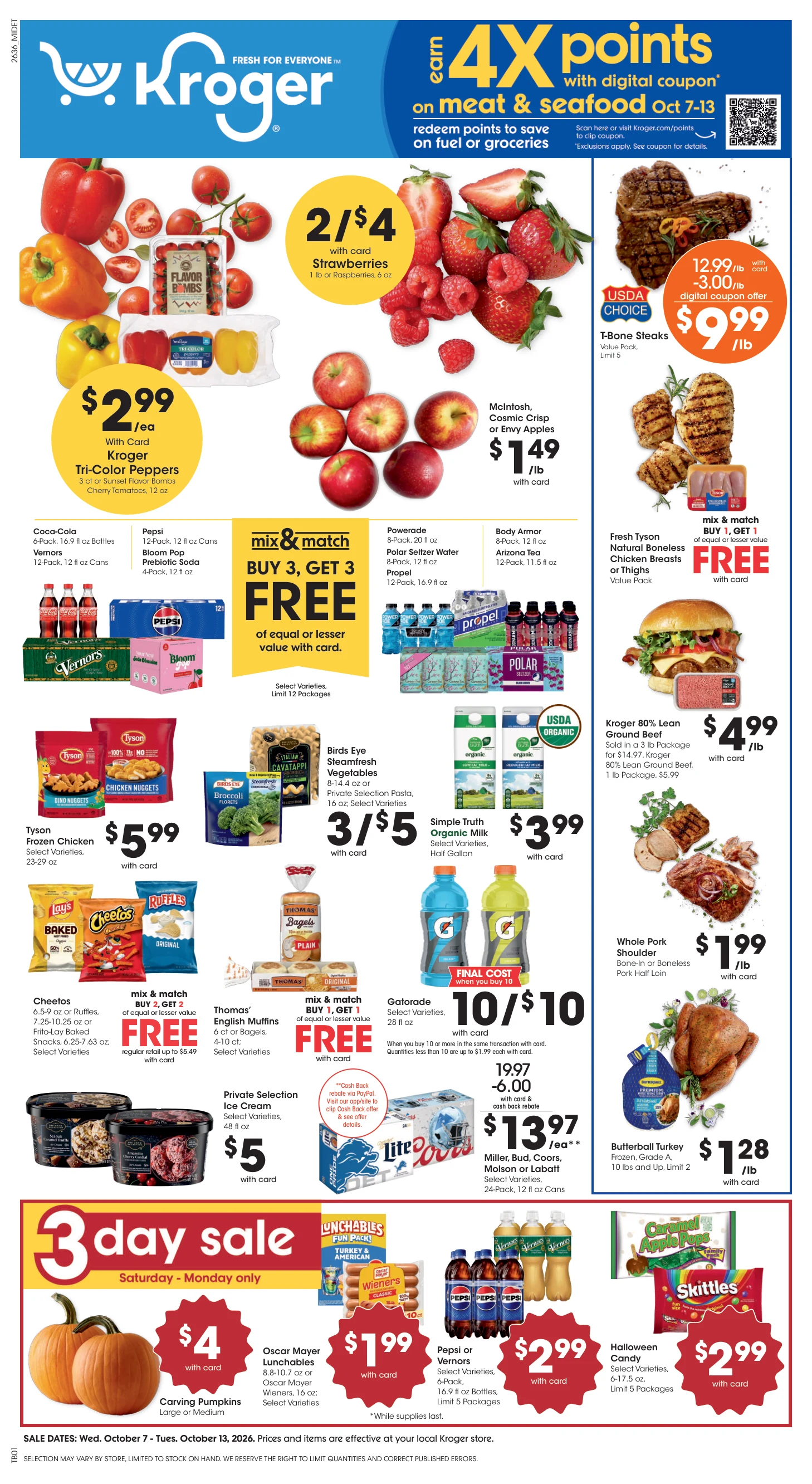 Kroger Michigan Weekly Ad - Page 1