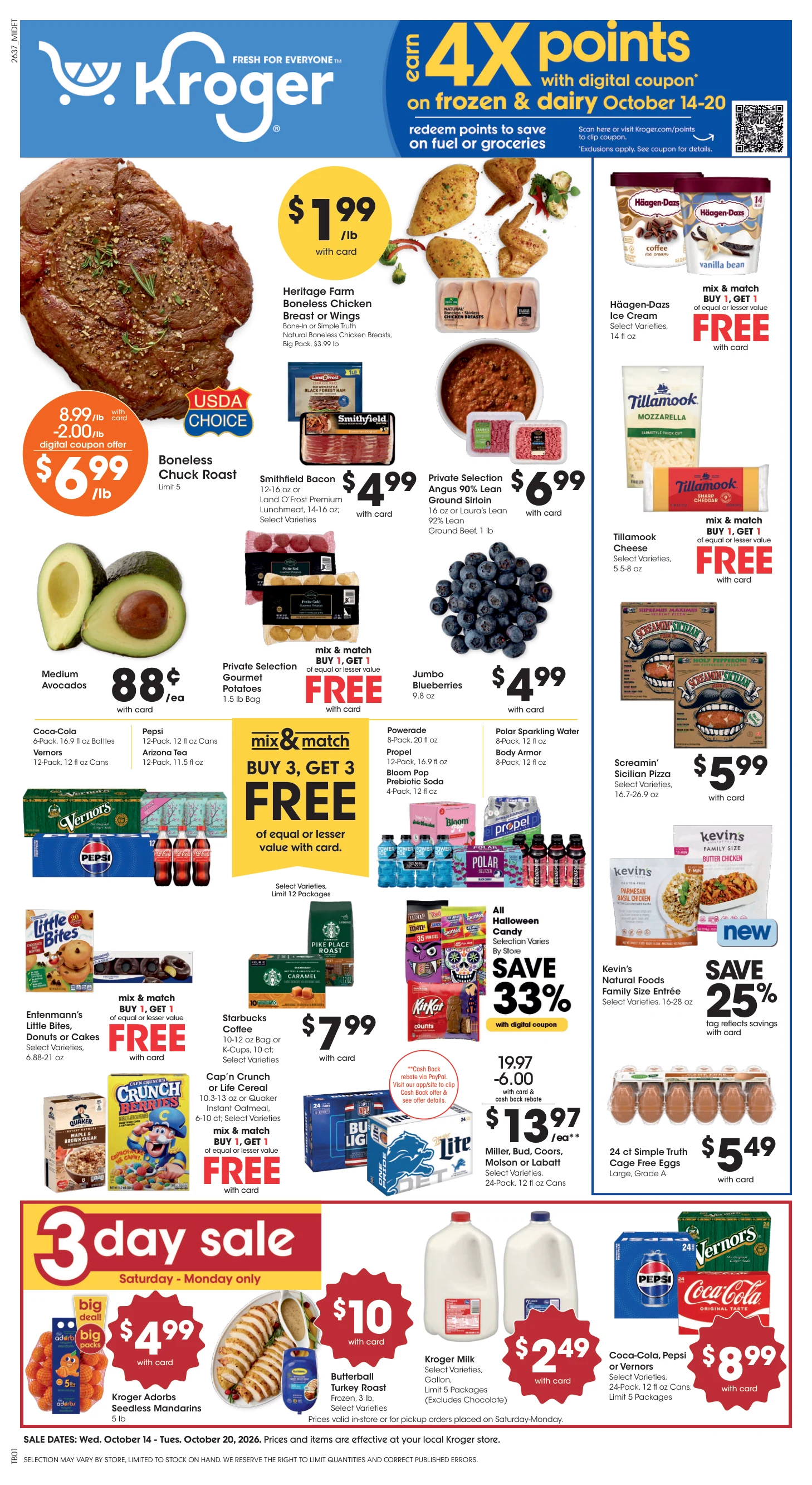 Kroger Michigan Weekly Ad - Page 1
