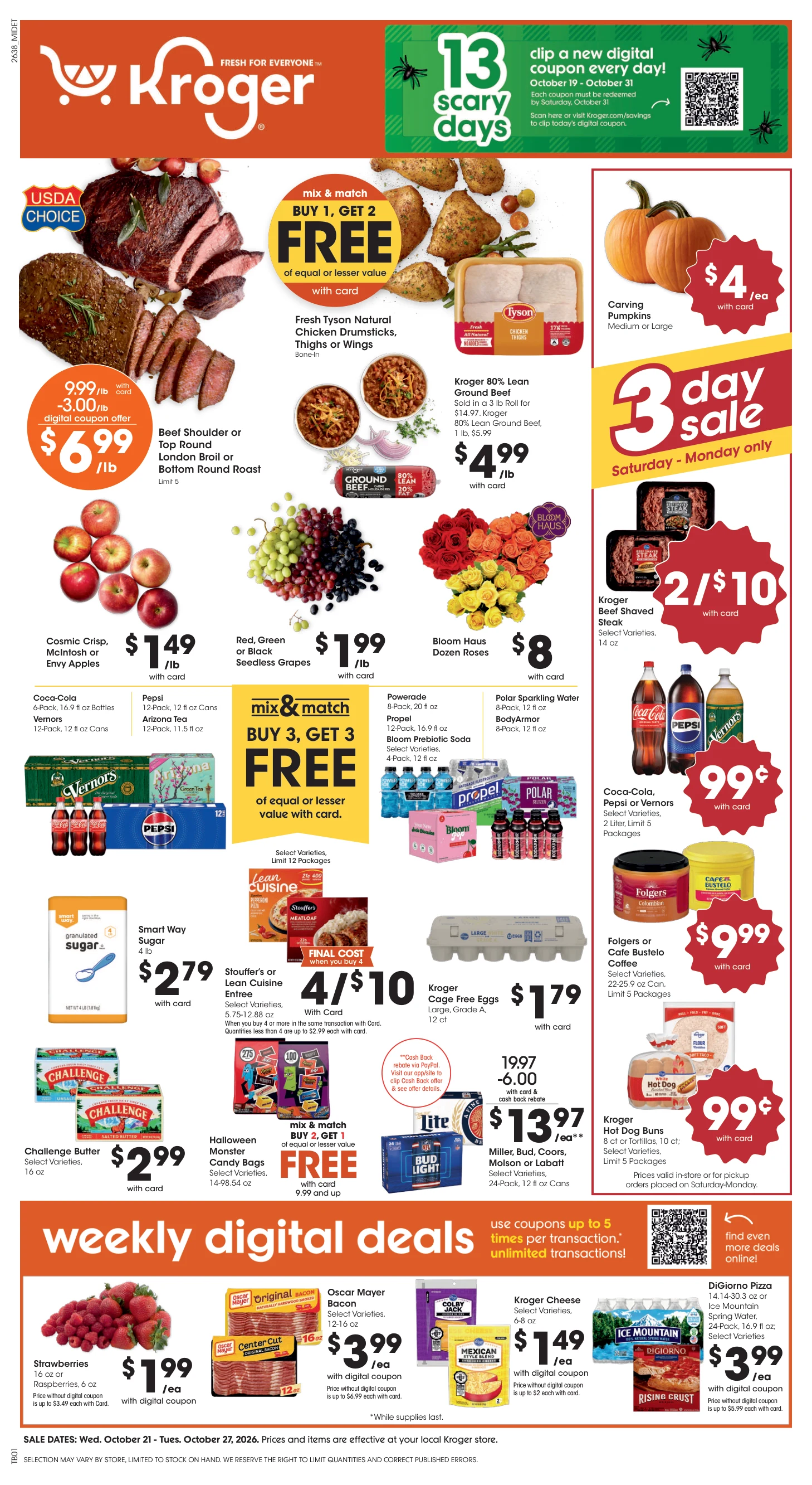 Kroger Michigan Weekly Ad - Page 1