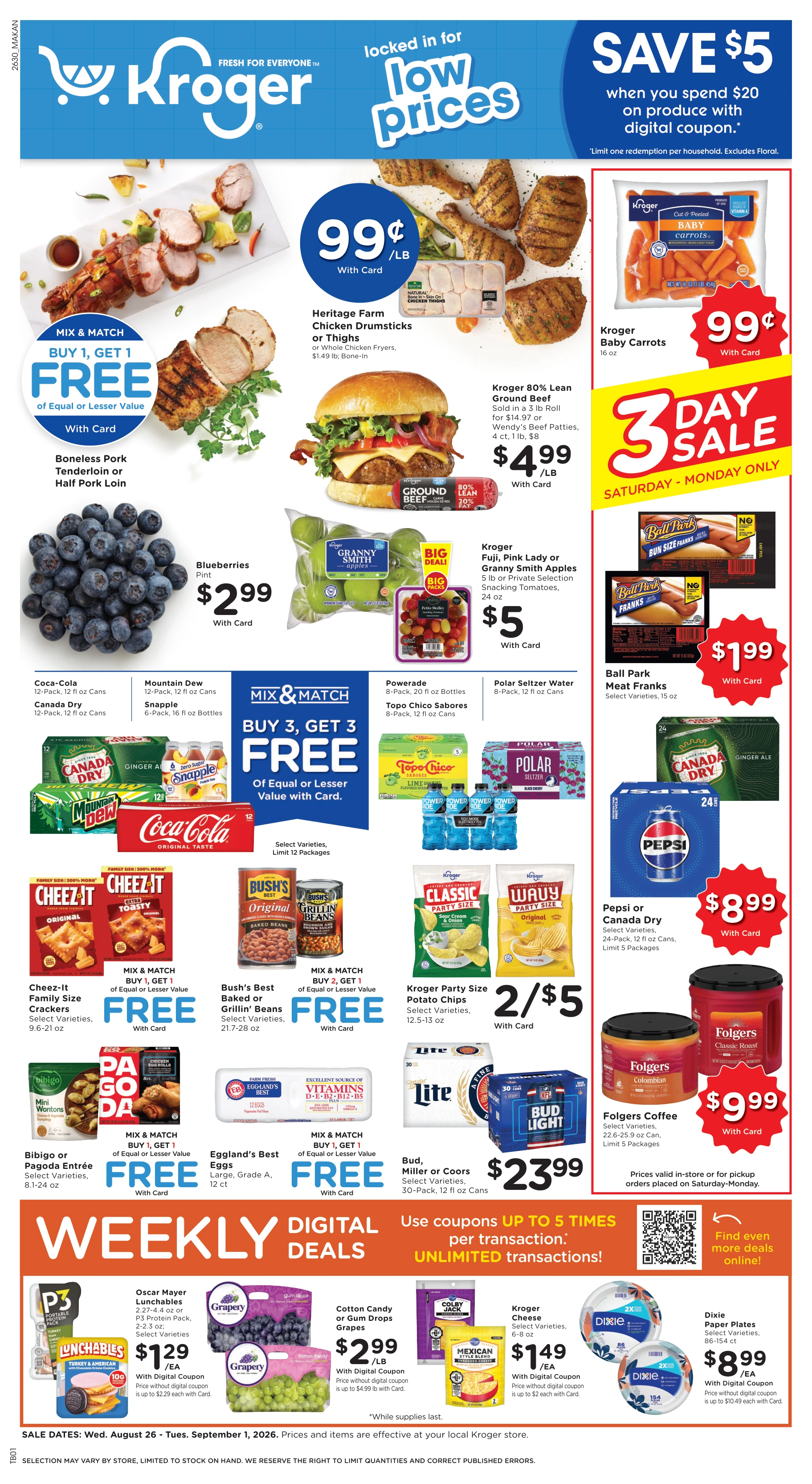 Kroger Mid-Atlantic Weekly Ad - Page 1