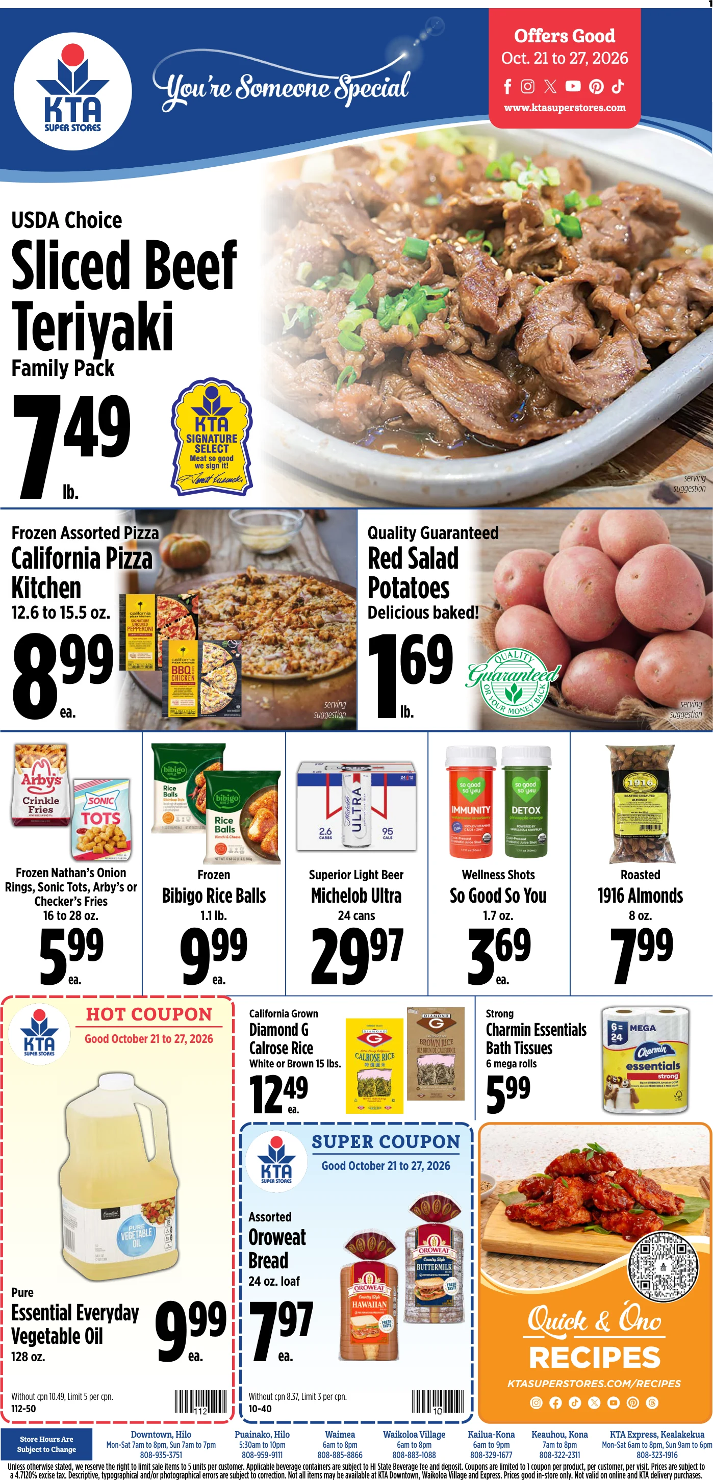 KTA Superstores Weekly Ad - Page 1