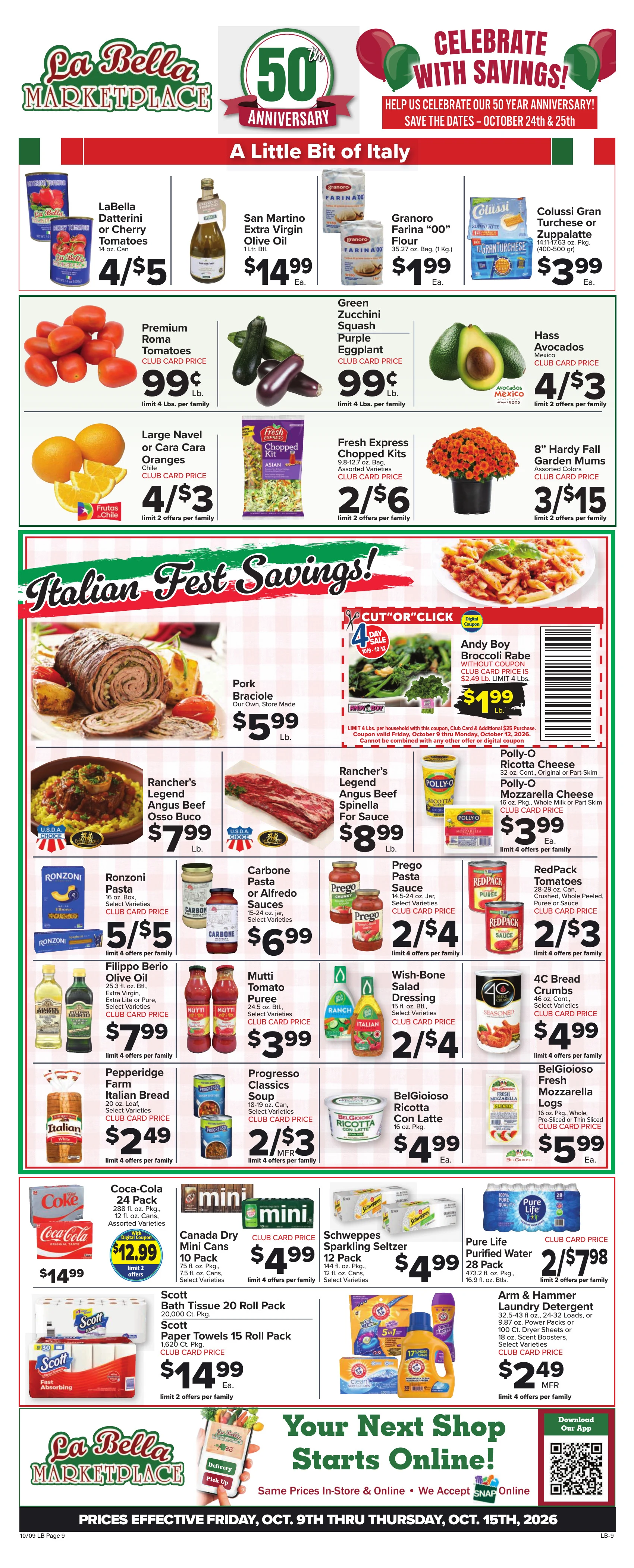 La Bella Marketplace Weekly Ad - Page 1