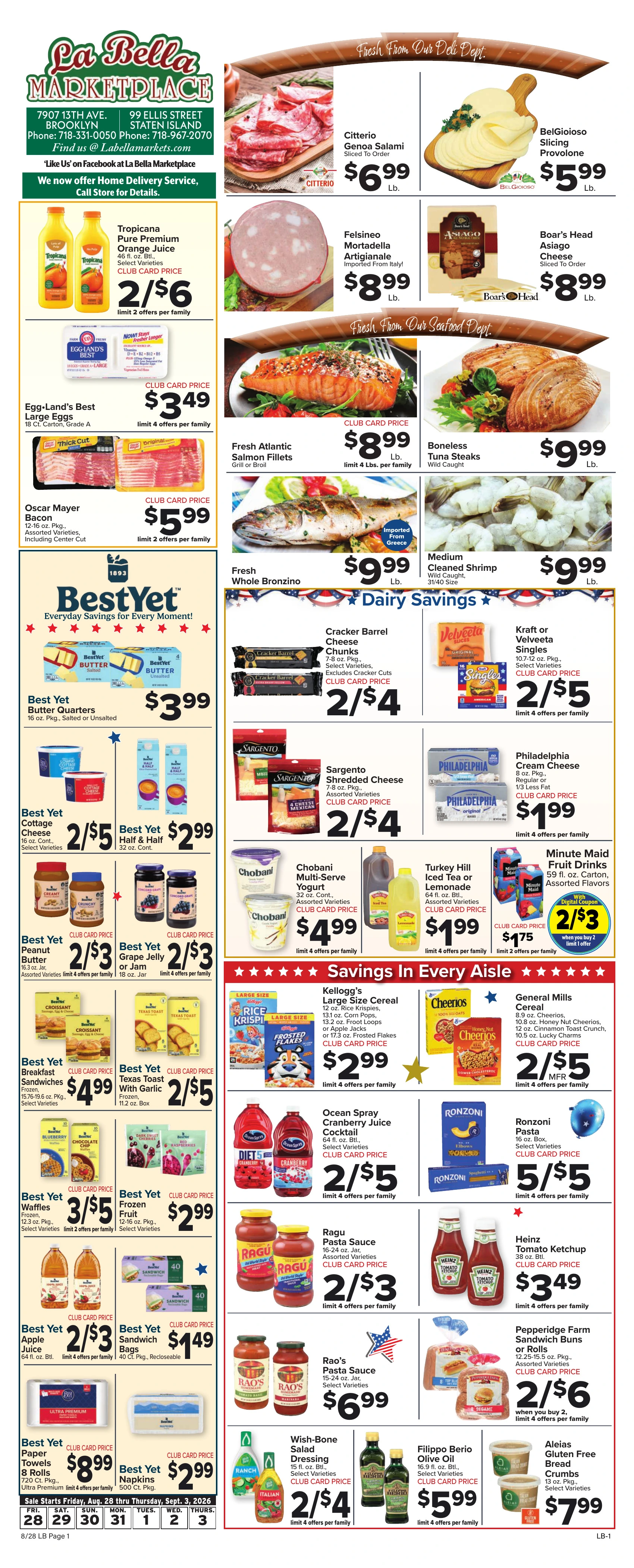 La Bella Marketplace Weekly Ad - Page 3