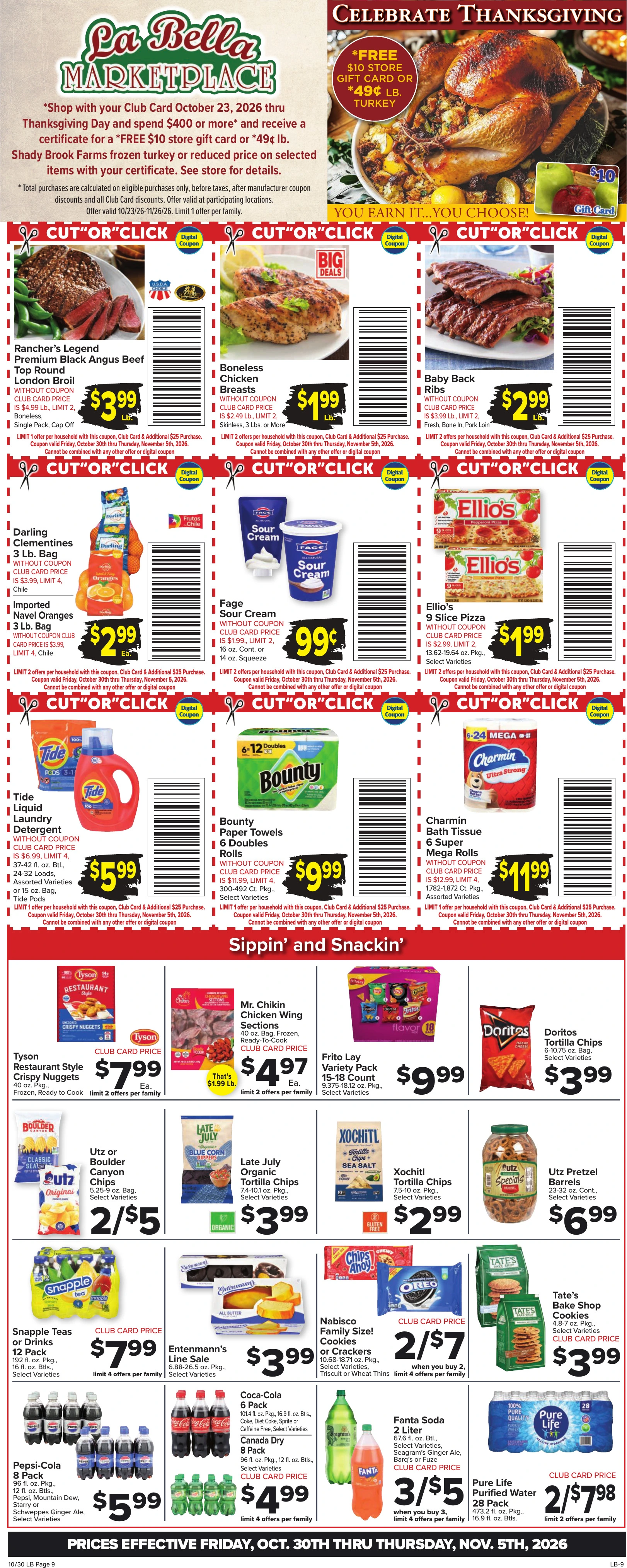 La Bella Marketplace Weekly Ad - Page 1