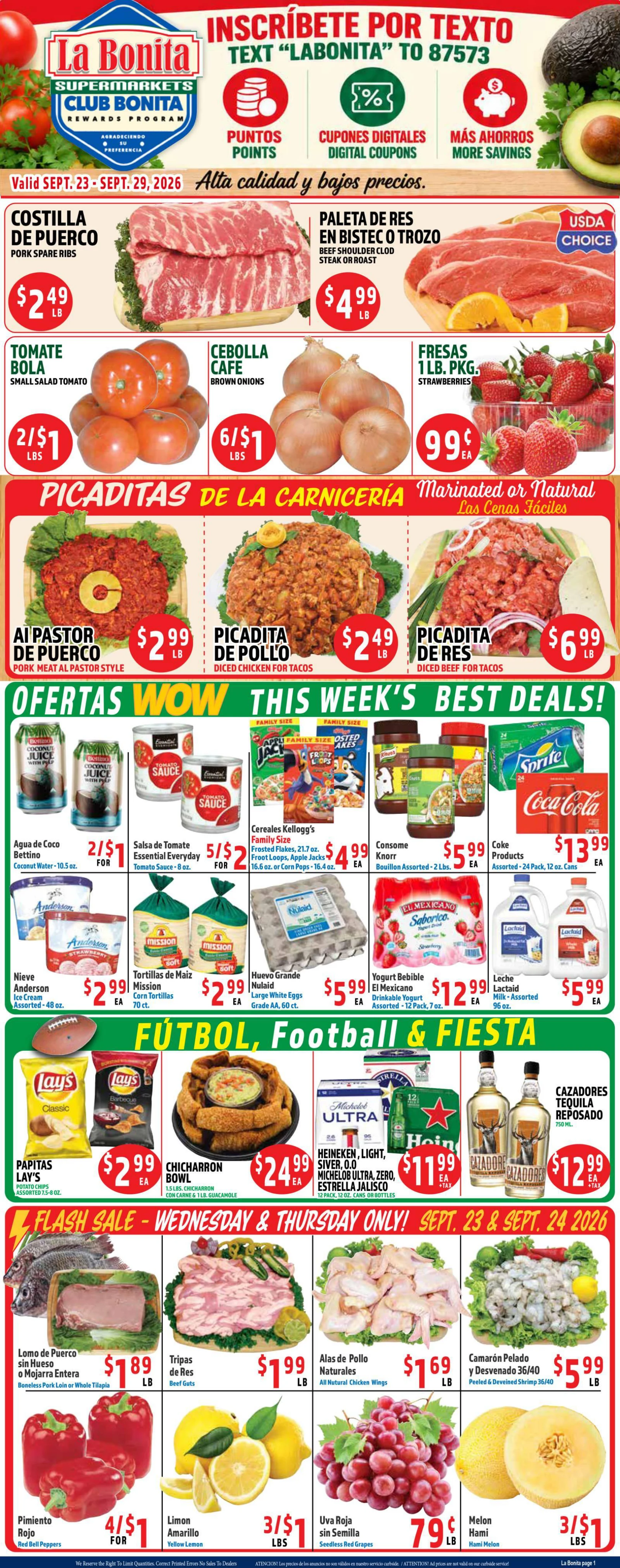 La Bonita Supermarkets La Bonita Supermarkets - Page 1