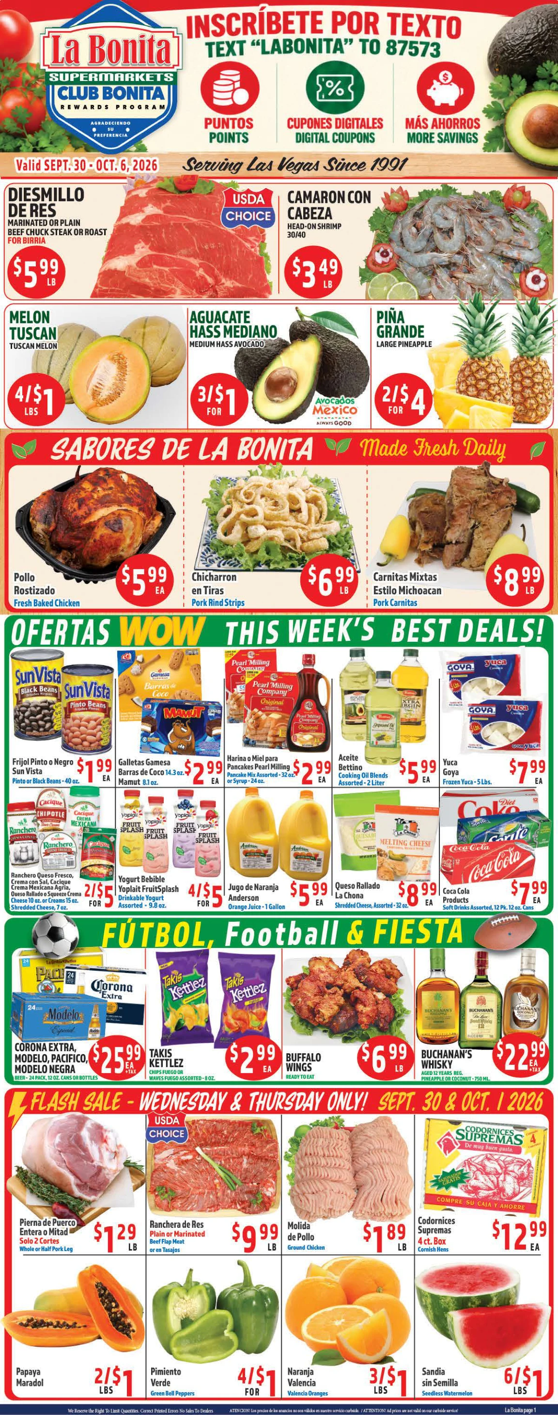 La Bonita Supermarkets La Bonita Supermarkets - Page 1