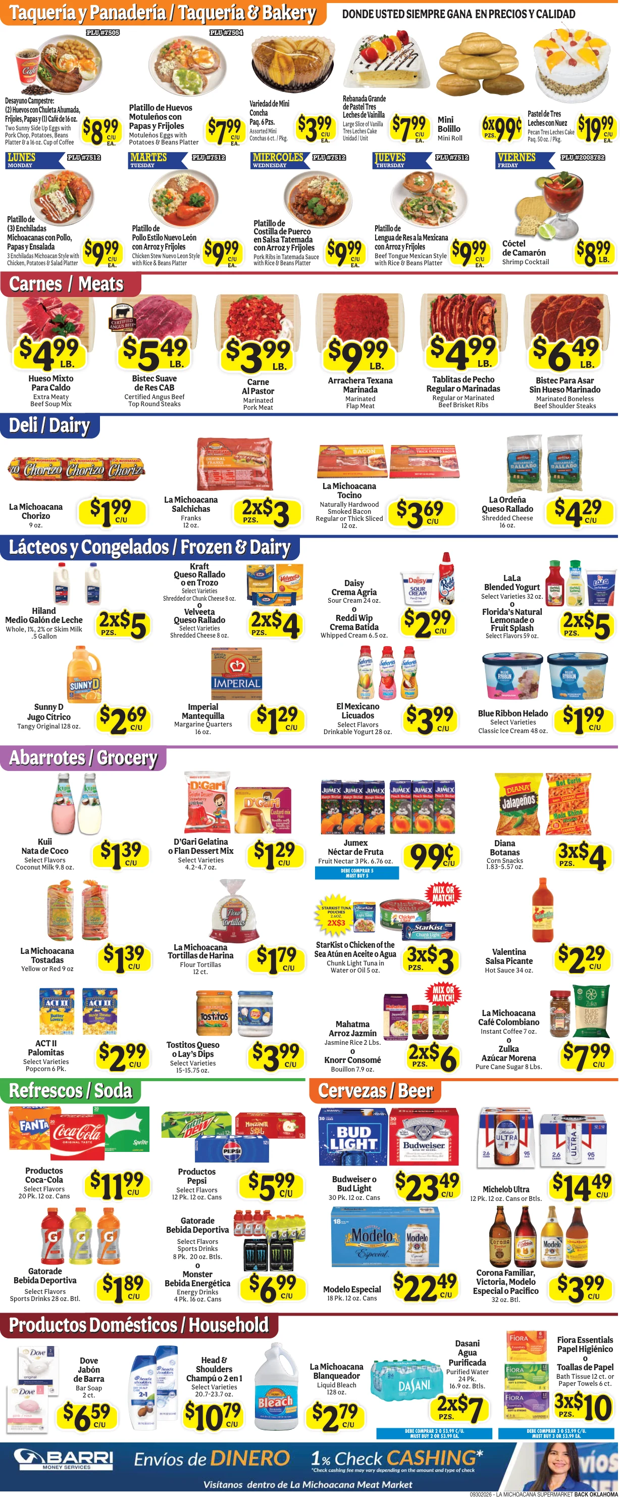 La Michoacana Supermarket Especiales Semanales - Page 2