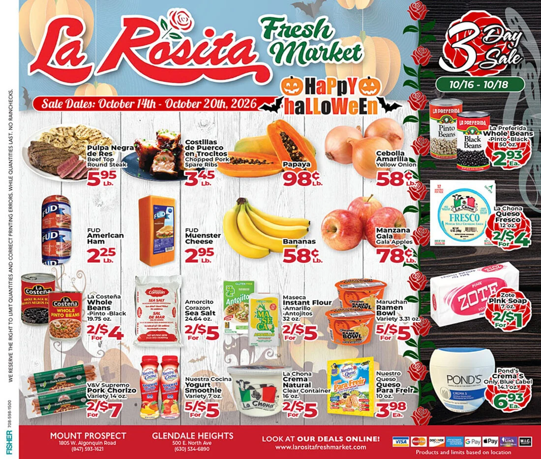 La Rosita Fresh Market La Rosita Fresh Market Weekly Ad - Page 1