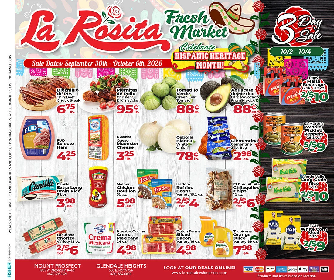 La Rosita Fresh Market La Rosita Fresh Market Weekly Ad - Page 1