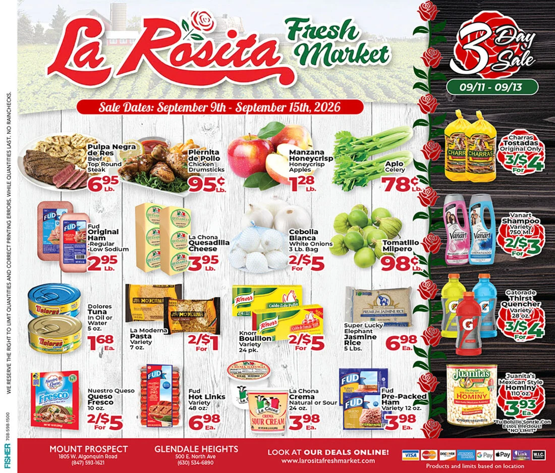 La Rosita Fresh Market La Rosita Fresh Market Weekly Ad - Page 1