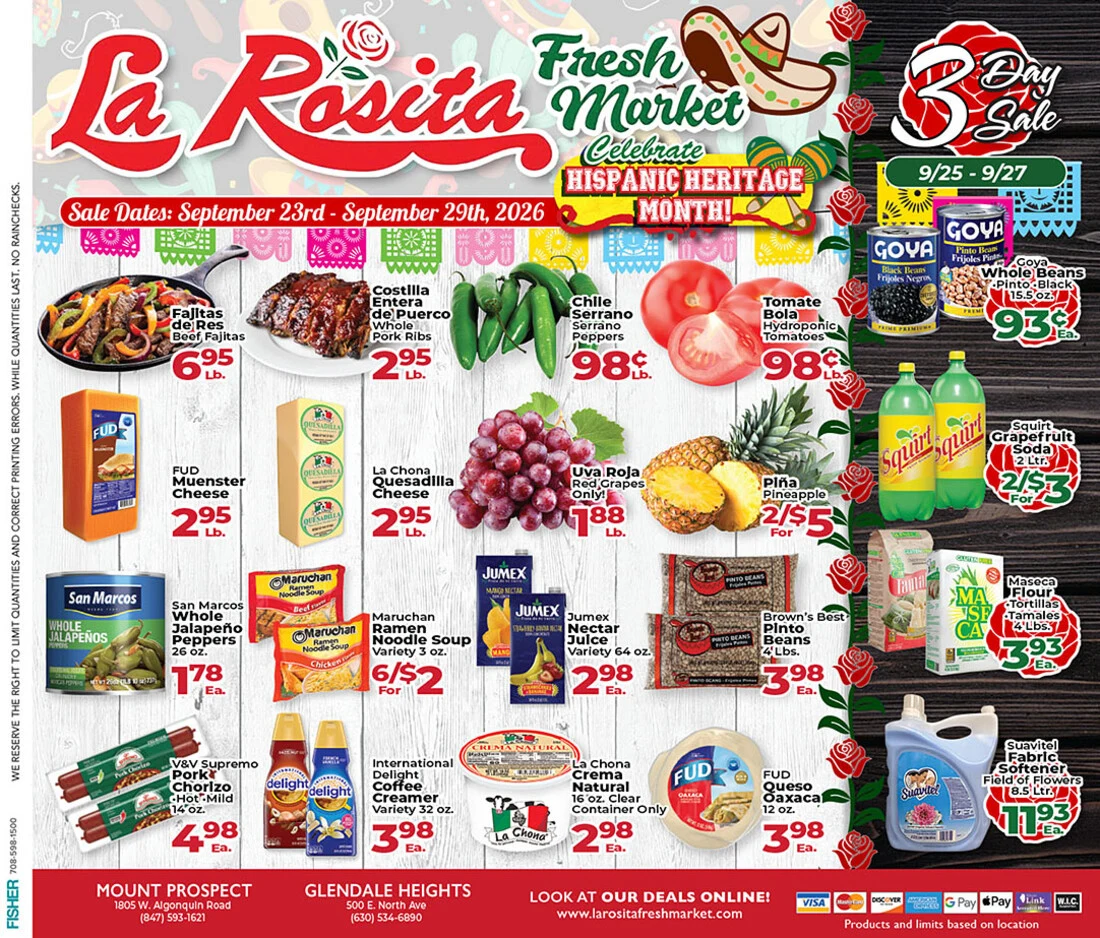 La Rosita Fresh Market La Rosita Fresh Market Weekly Ad - Page 1