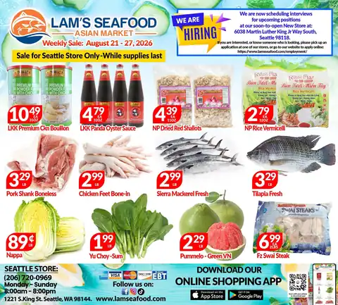 Seattle Store Manager's Sale