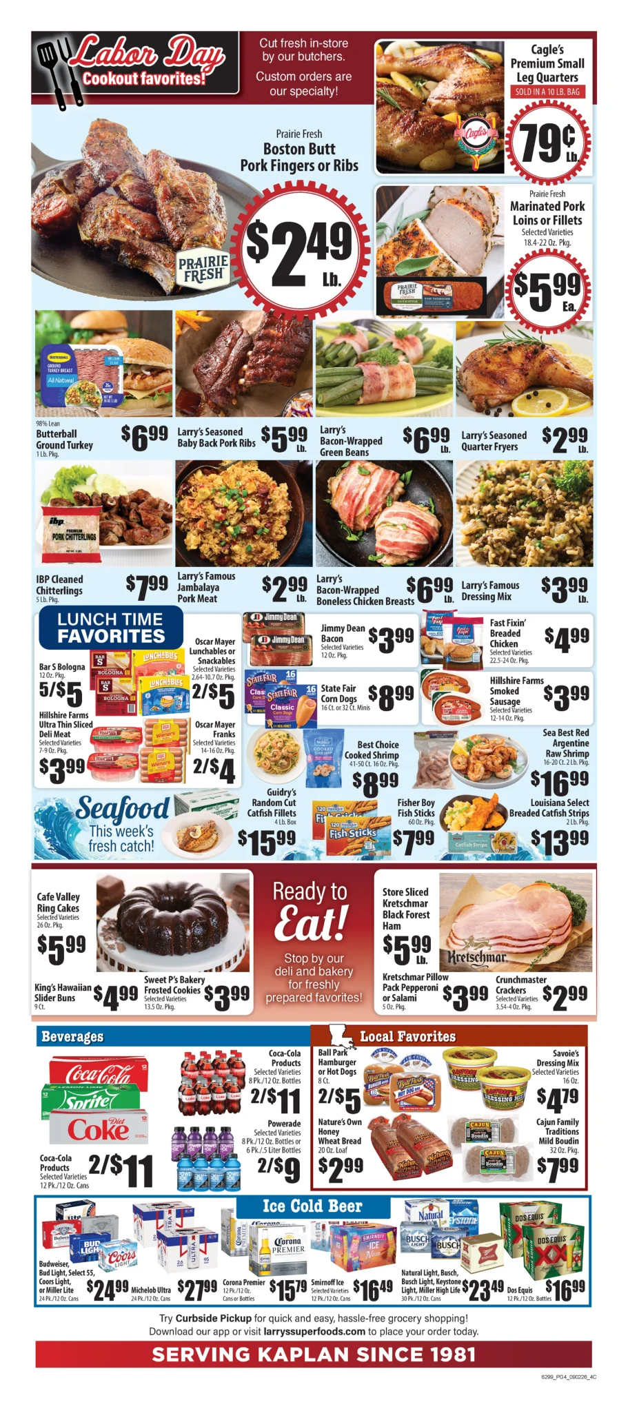 Larry's Super Foods Kaplan, LA Current Ad - Page 4