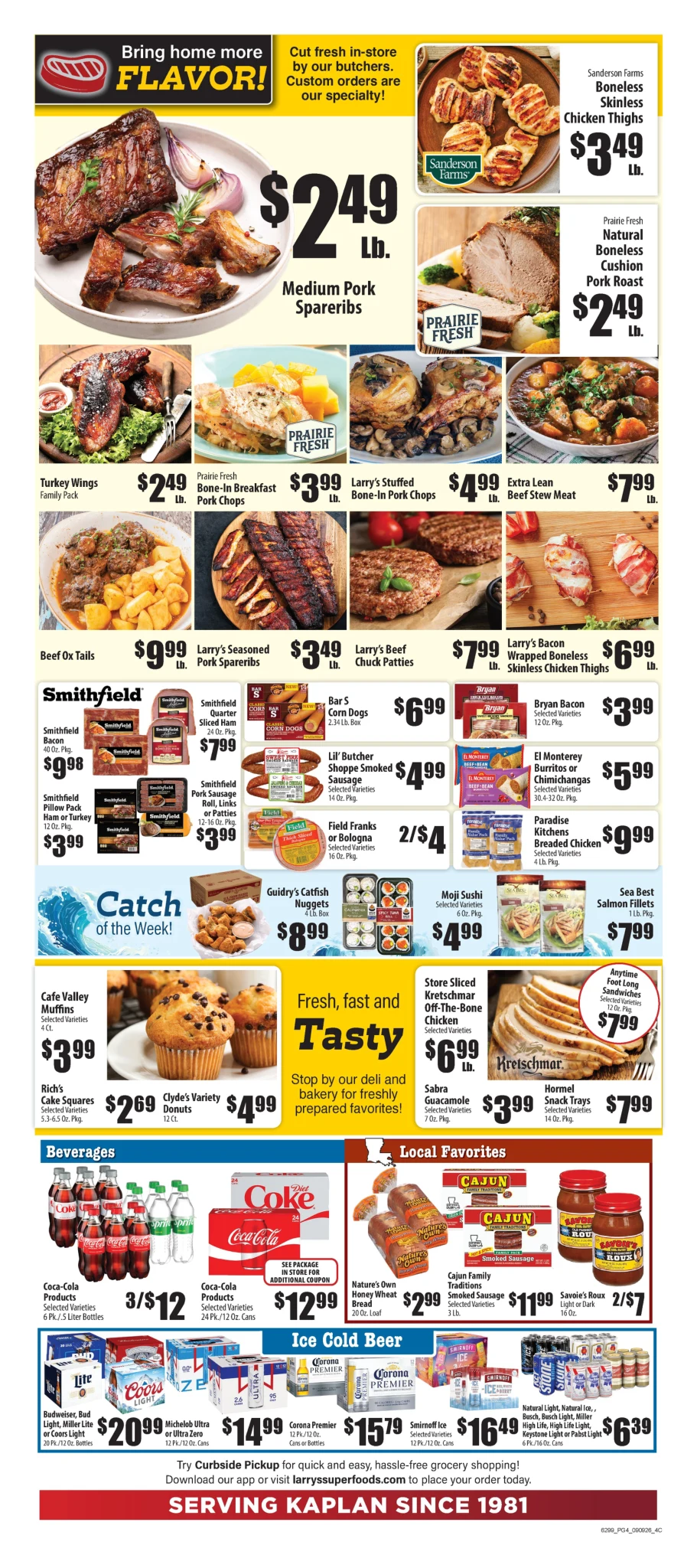 Larry's Super Foods Kaplan, LA Current Ad - Page 4