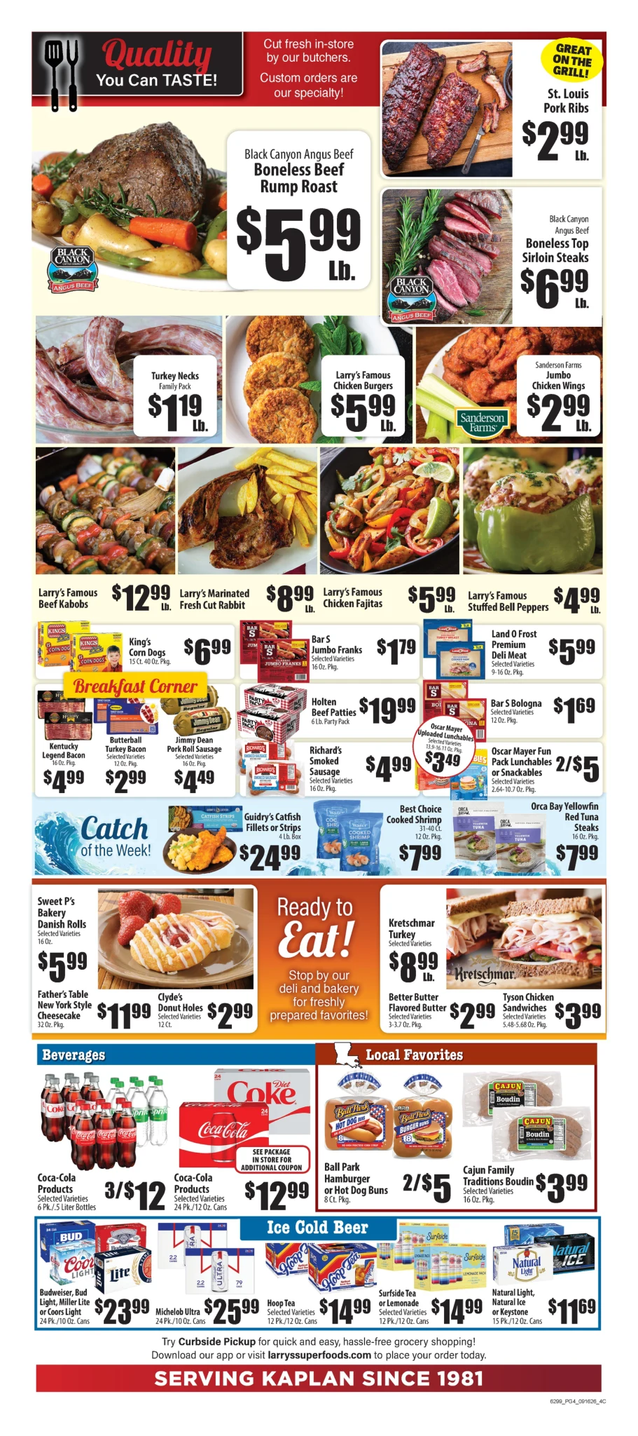 Larry's Super Foods Kaplan, LA Current Ad - Page 4