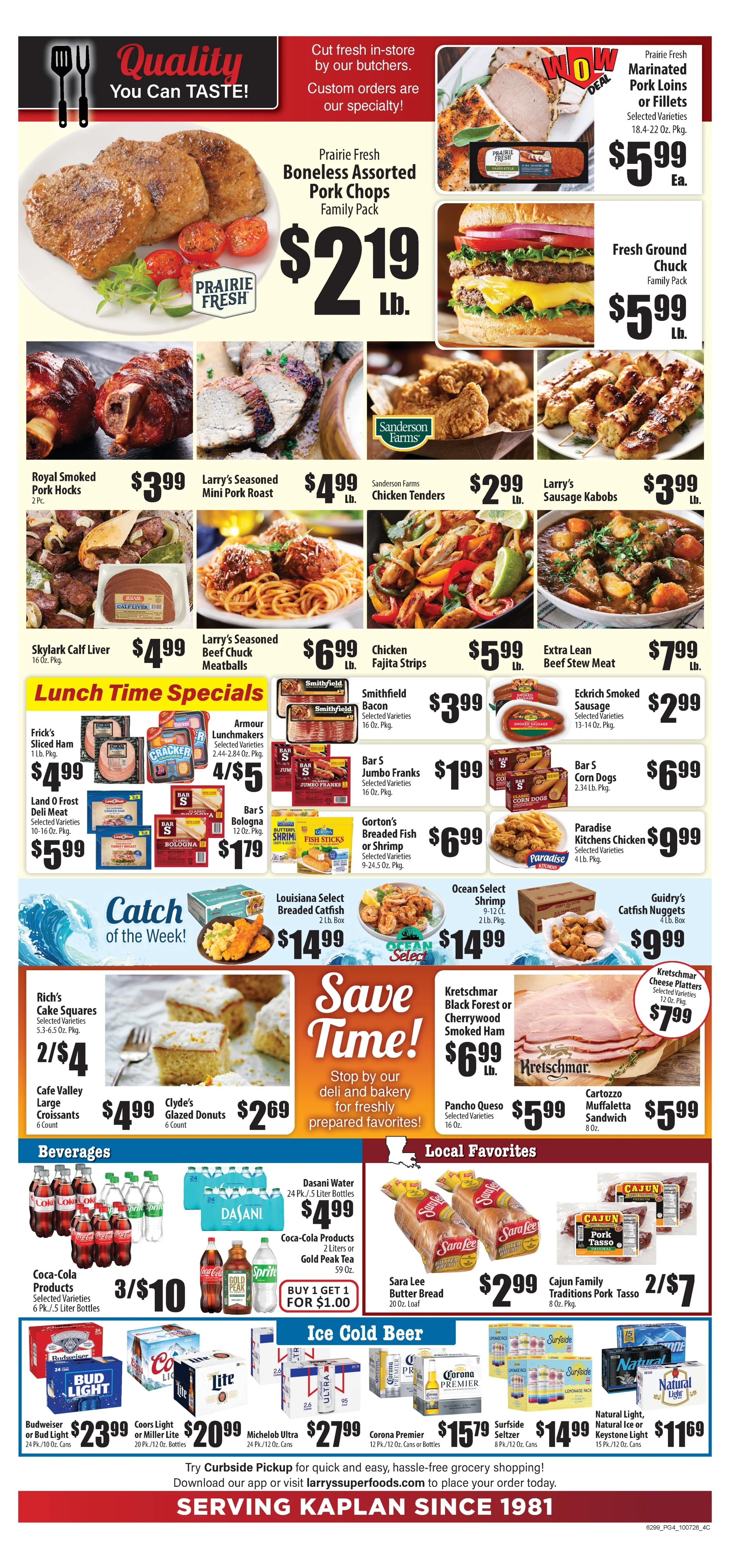 Larry's Super Foods Kaplan, LA Current Ad - Page 4