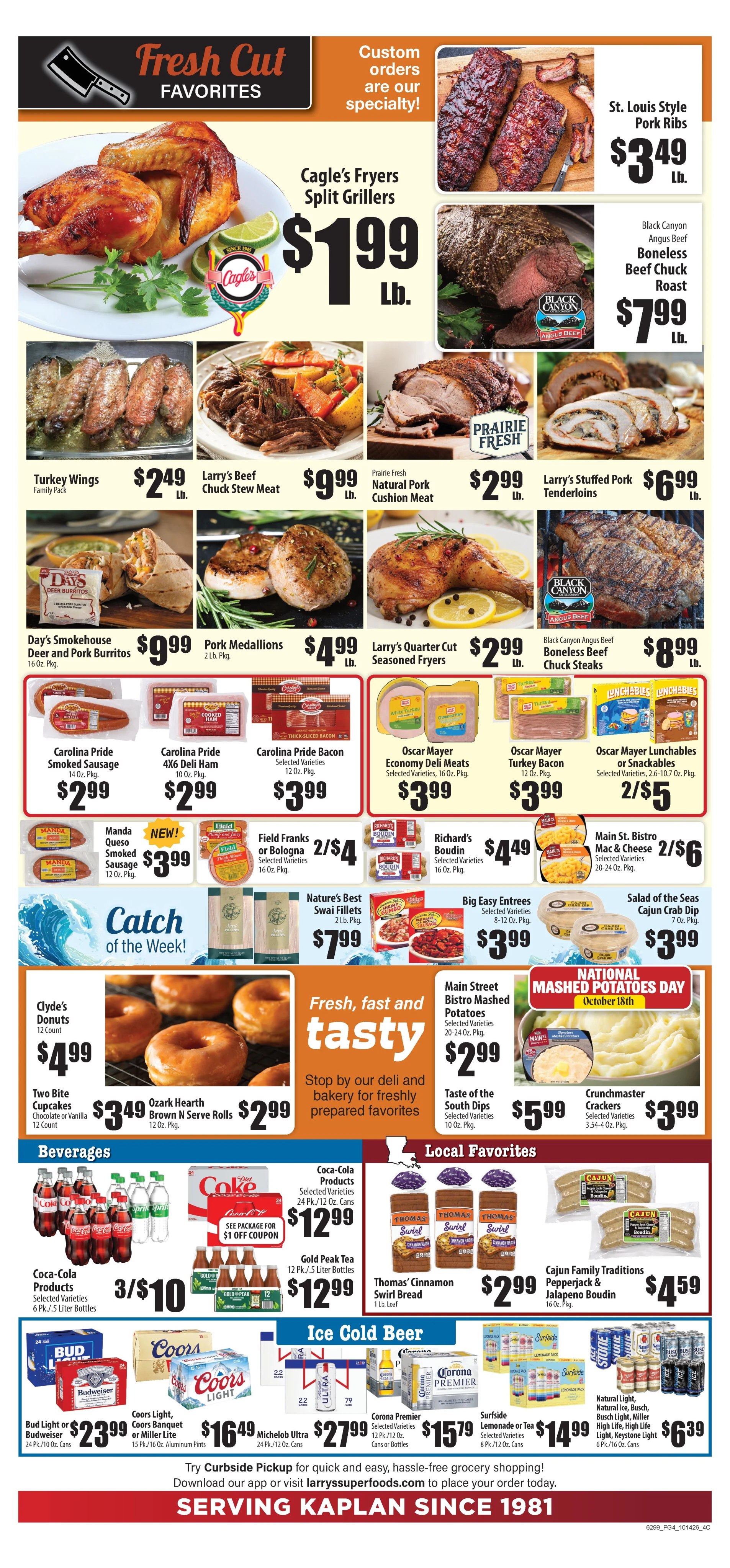 Larry's Super Foods Kaplan, LA Current Ad - Page 4