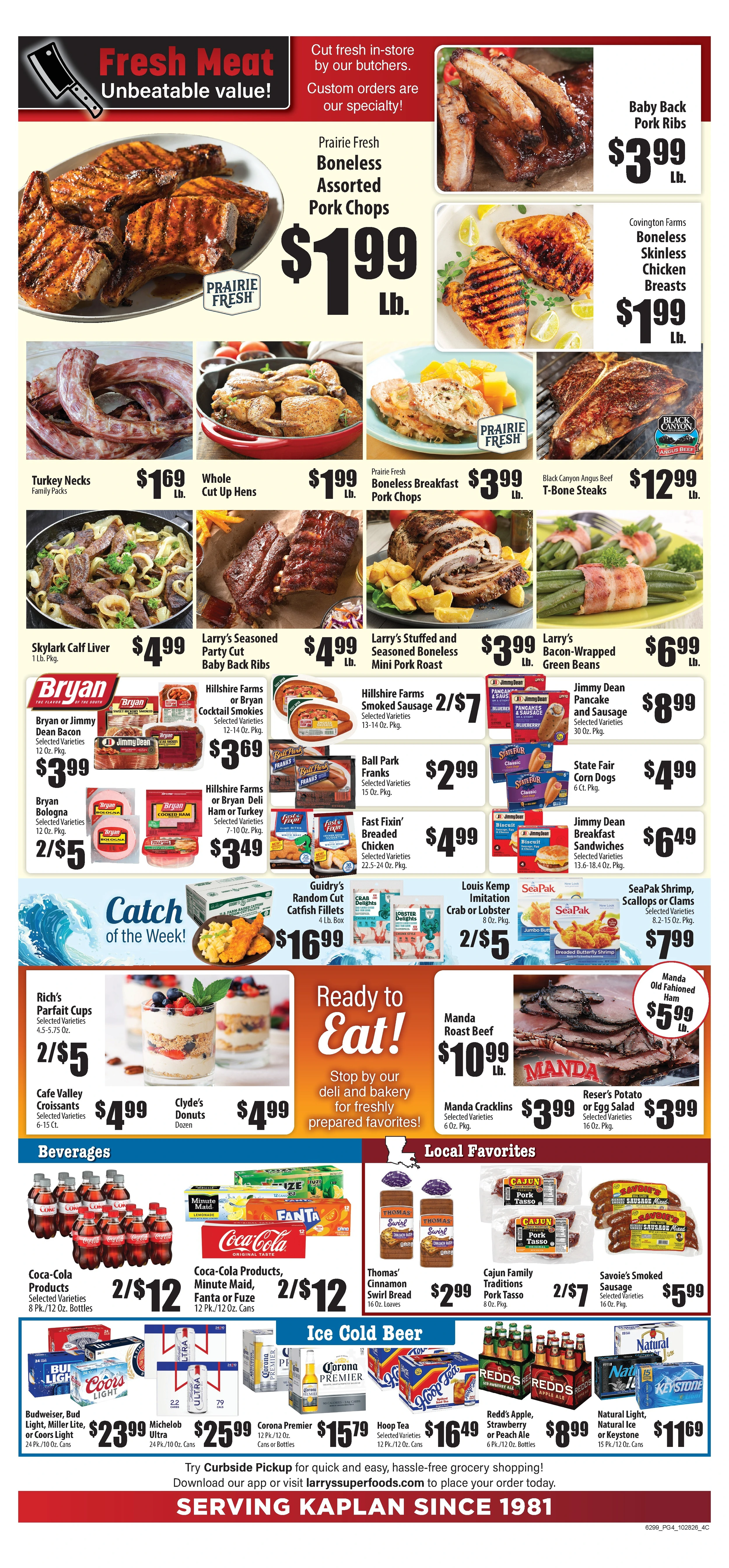 Larry's Super Foods Kaplan, LA Current Ad - Page 4