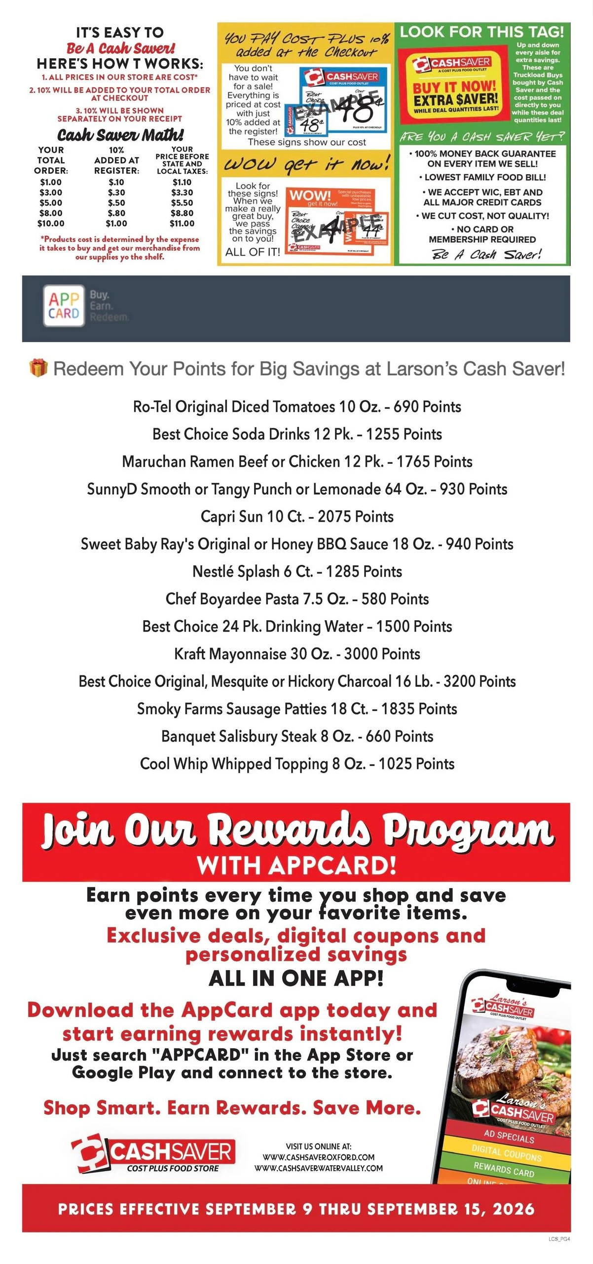 Larson's Cash Saver Indexed Weekly - Page 4