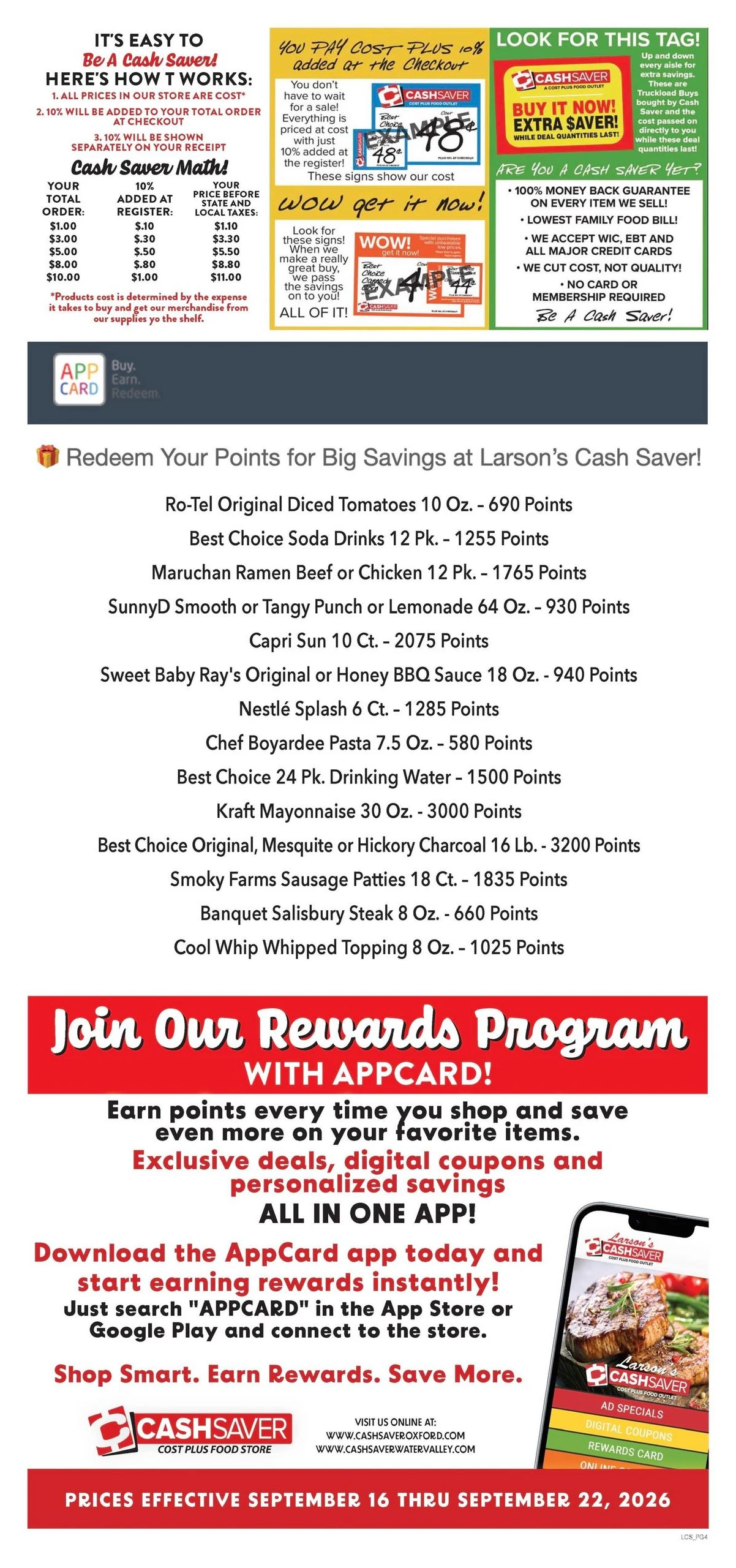 Larson's Cash Saver Indexed Weekly - Page 4