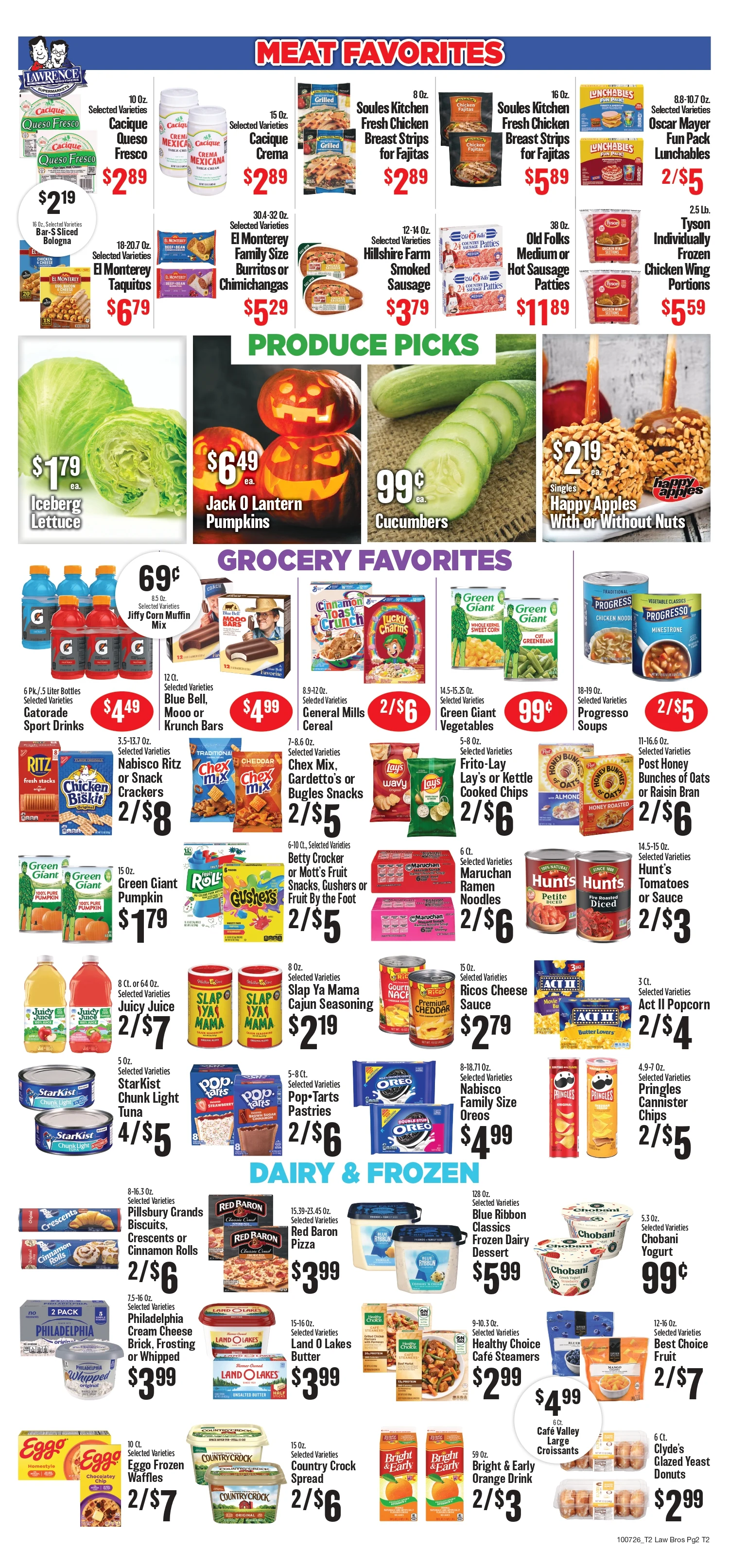 Lawrence Bros Weekly Ad - Page 2