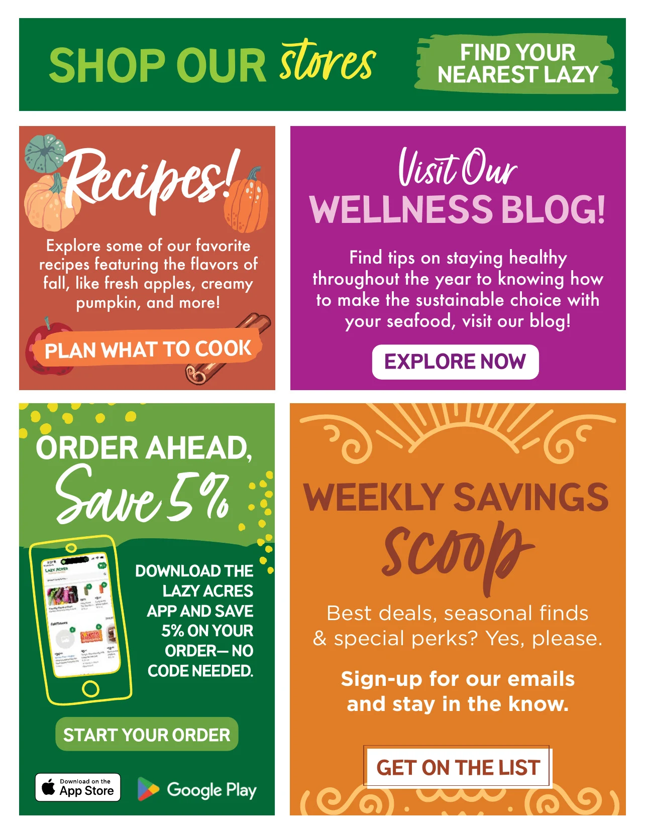 Lazy Acres Market Biweekly Ad - Page 11