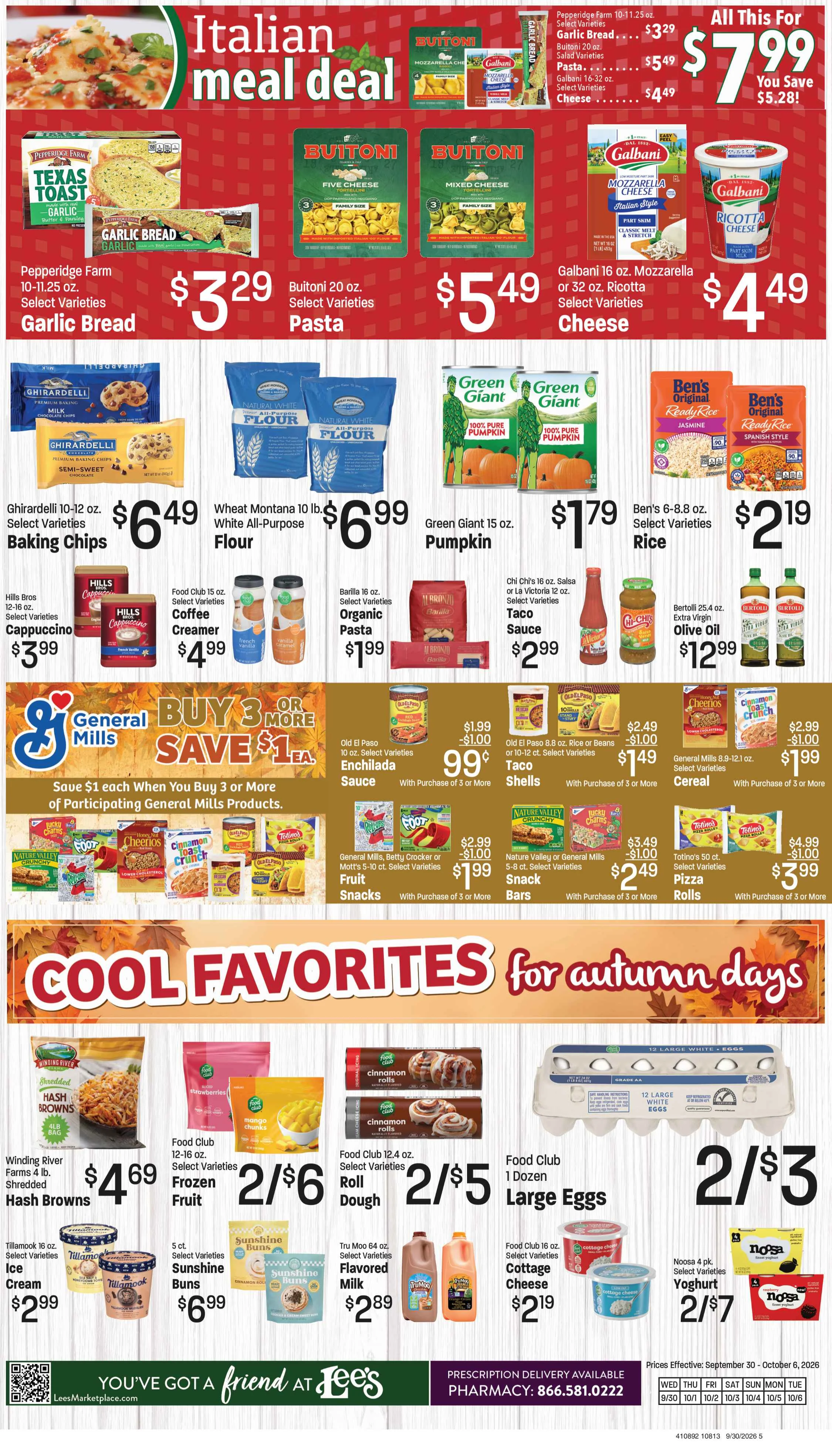 Lees September 30 - October 6, 2026 Main Ad - Page 5