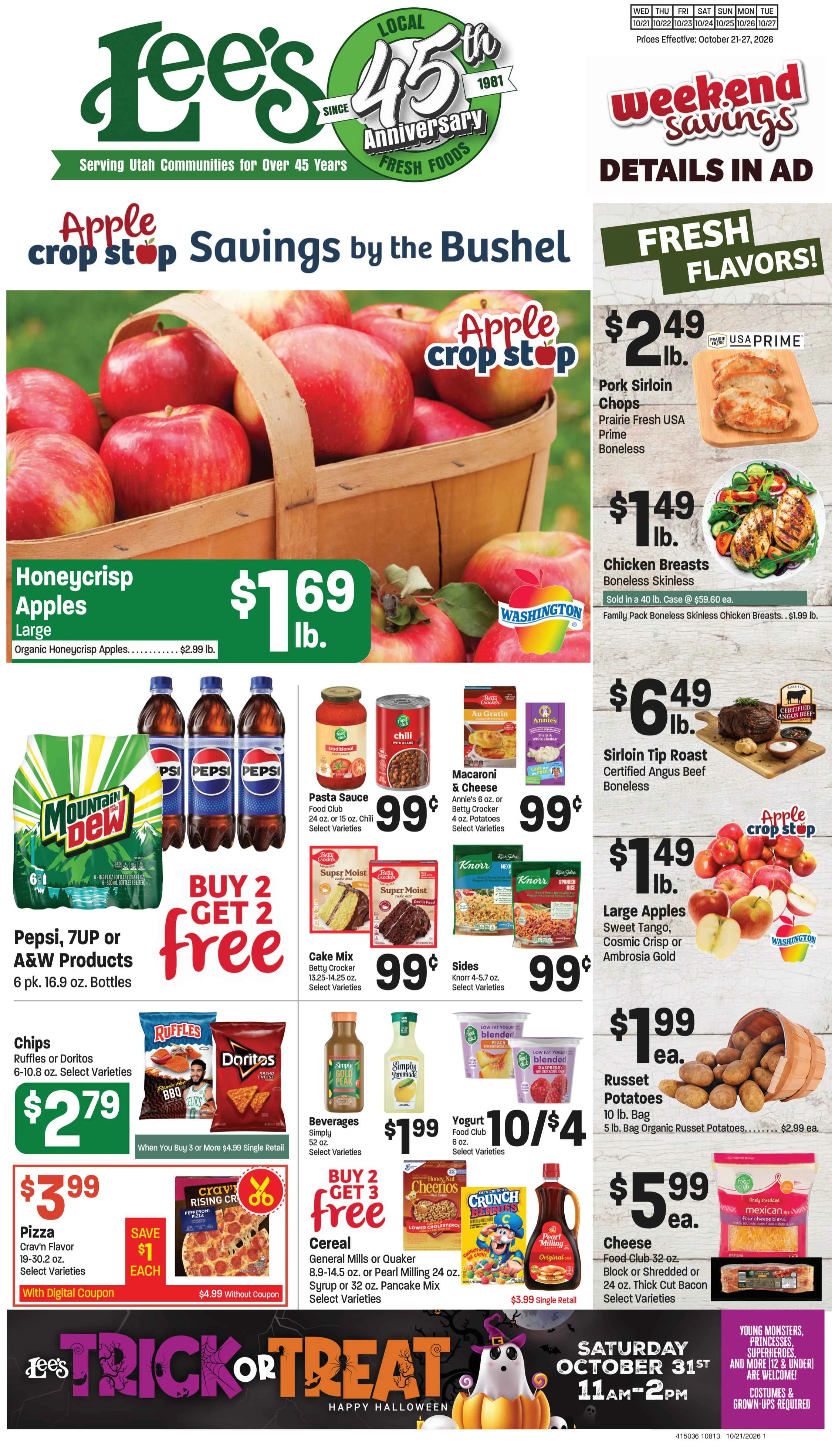 Lees October 21-27, 2026 Main Ad - Page 1