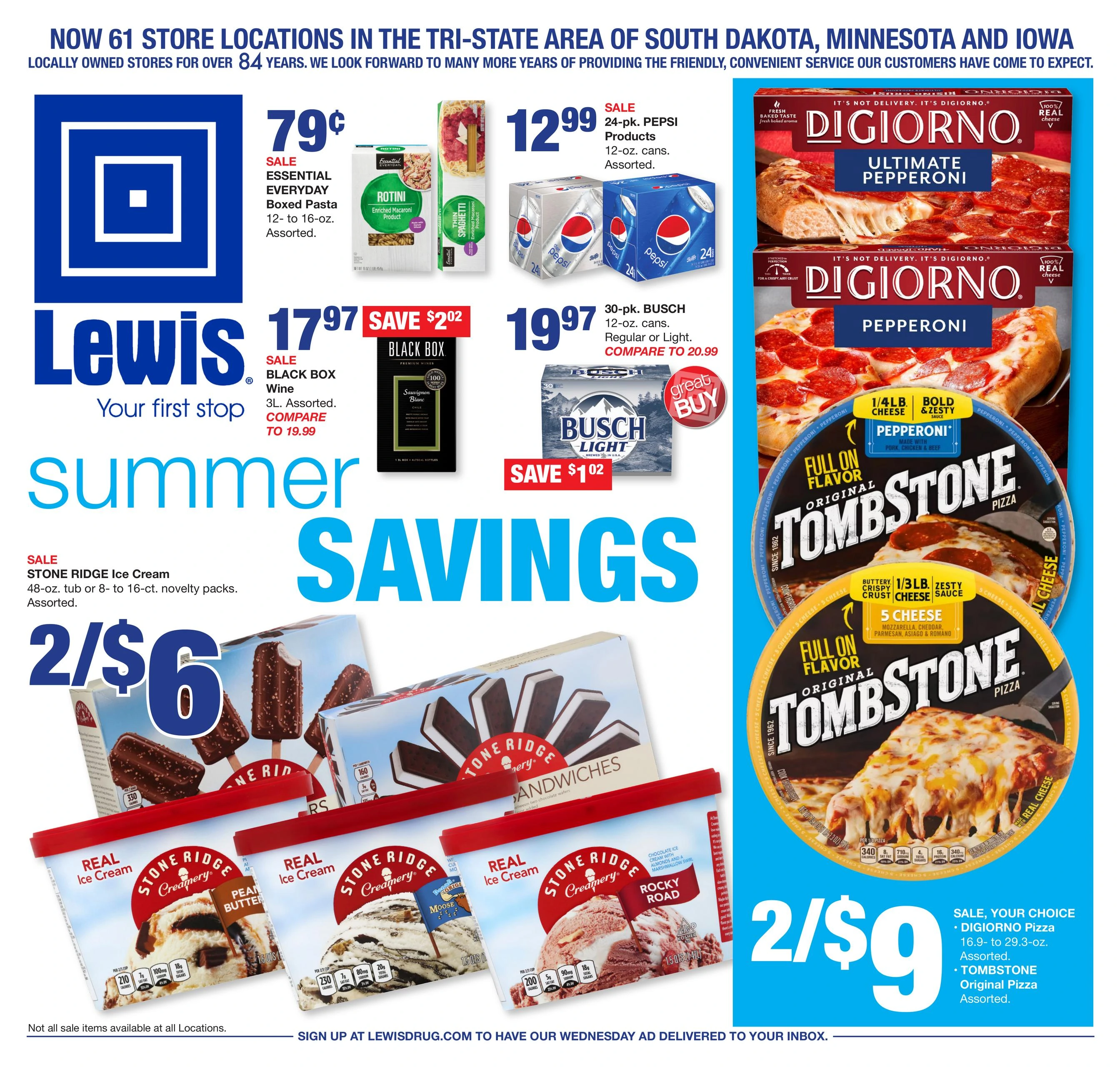 Lewis Drug Weekly Ad - Page 1