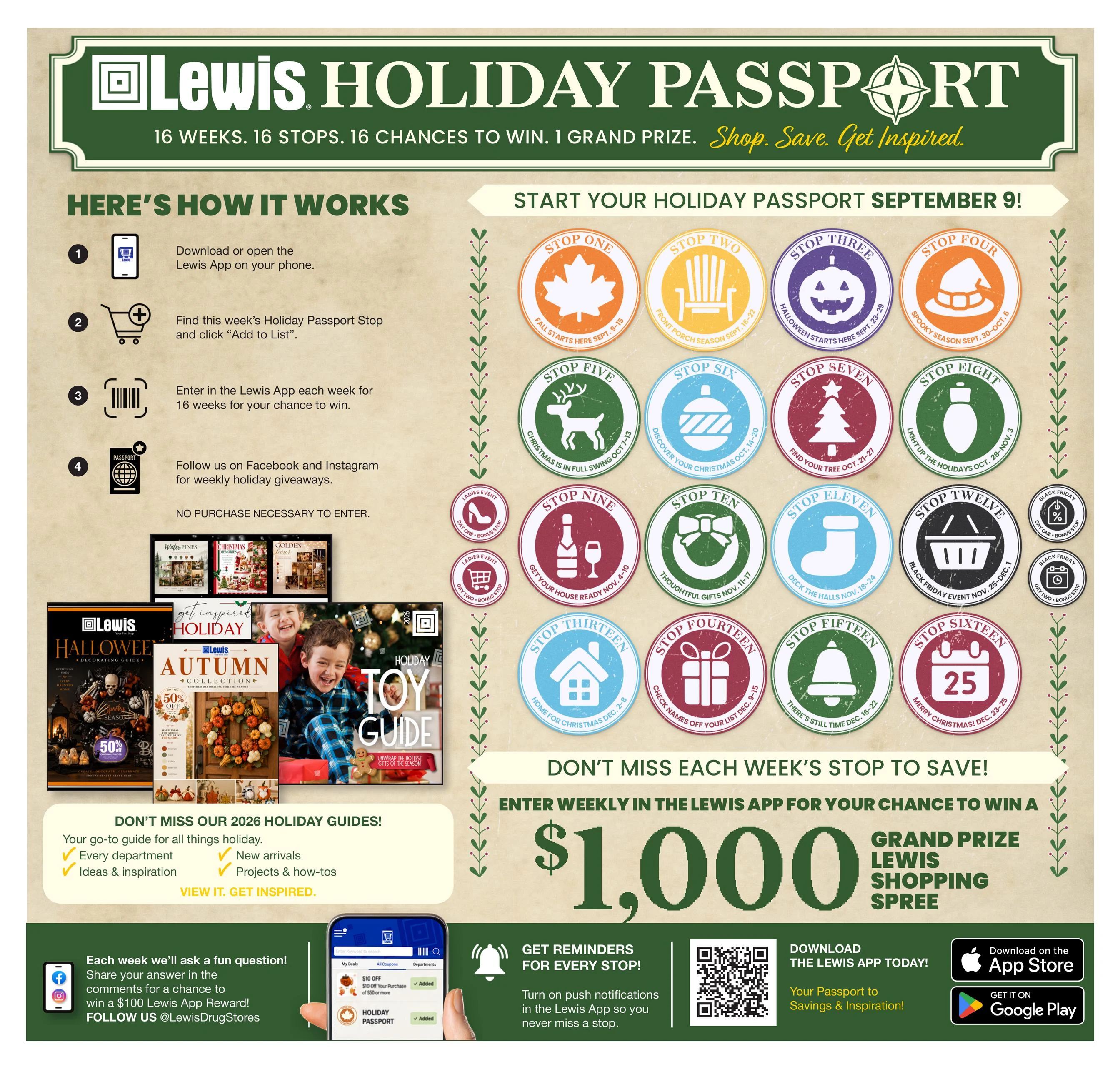 Lewis Drug Weekly Ad - Page 1