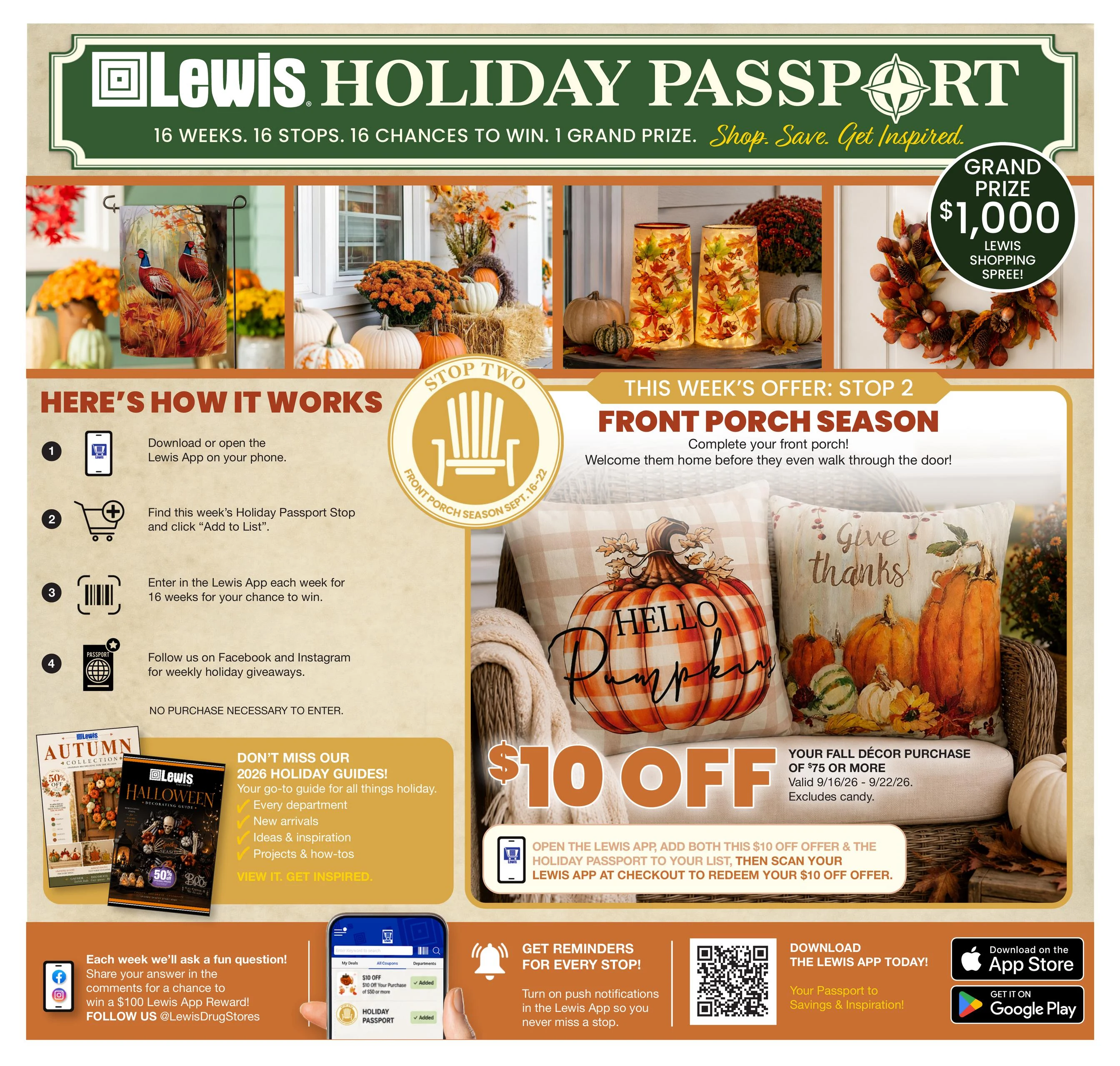 Lewis Drug Weekly Ad - Page 1