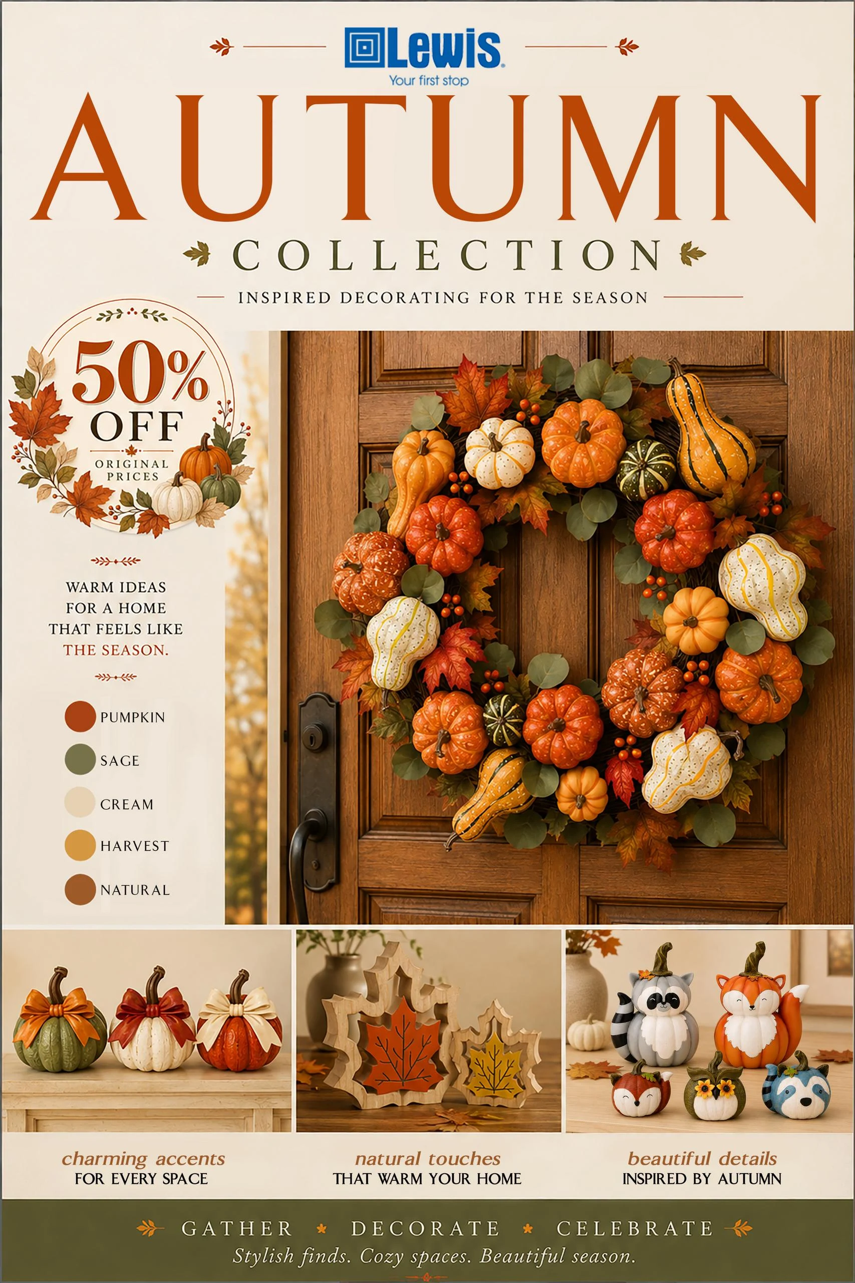 Lewis Drug Autumn Decor Guide - Page 1