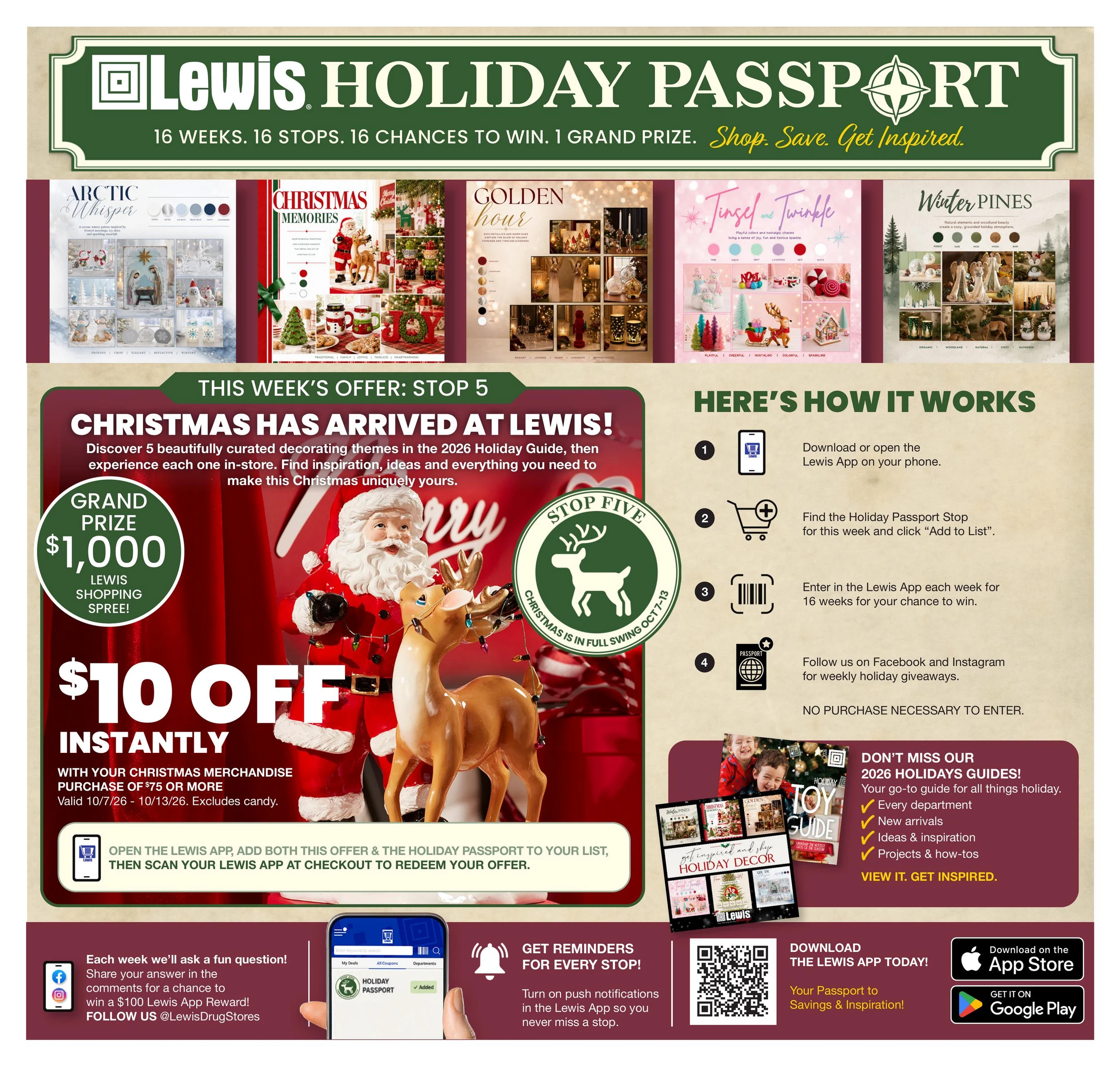 Lewis Drug Weekly Ad - Page 1
