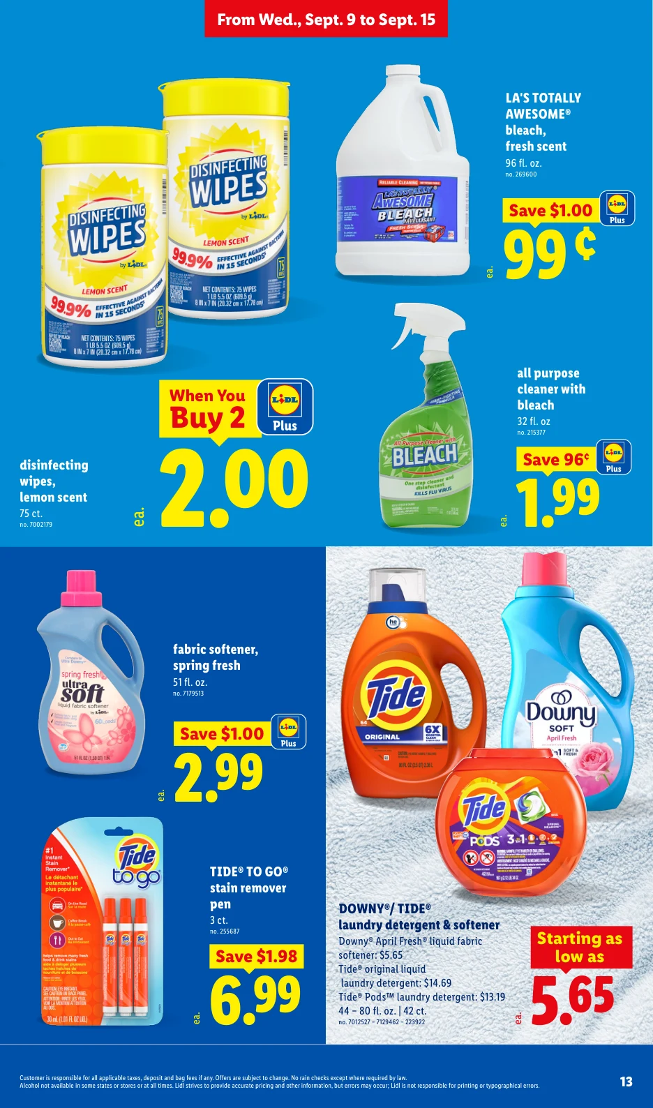 Lidl Weekly Ad - 9/9/2026 - 9/15/2026 - Page 13