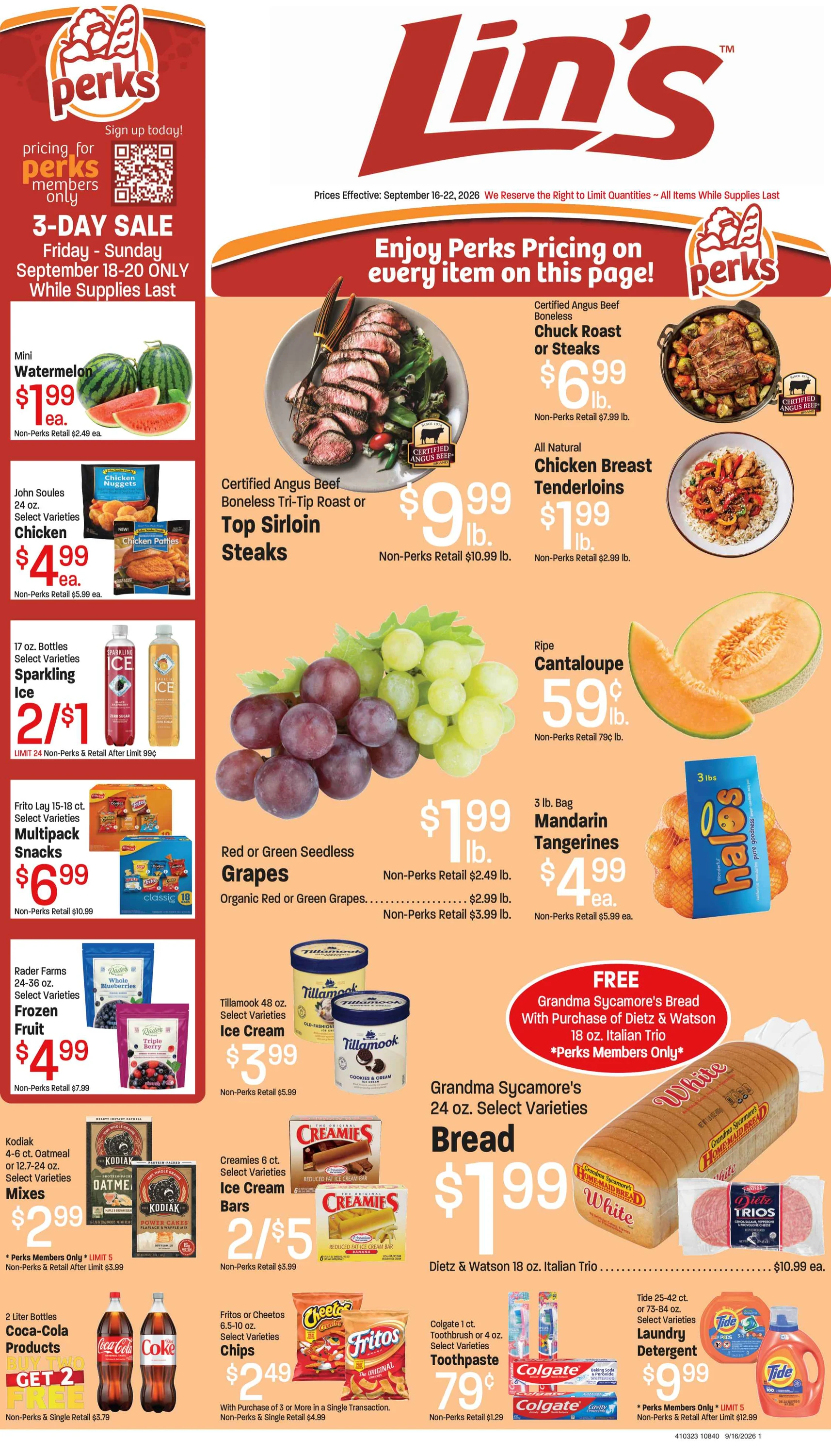 Lin’s Fresh Market Lin's Weekly Ad September 16-22, 2026 - Page 1