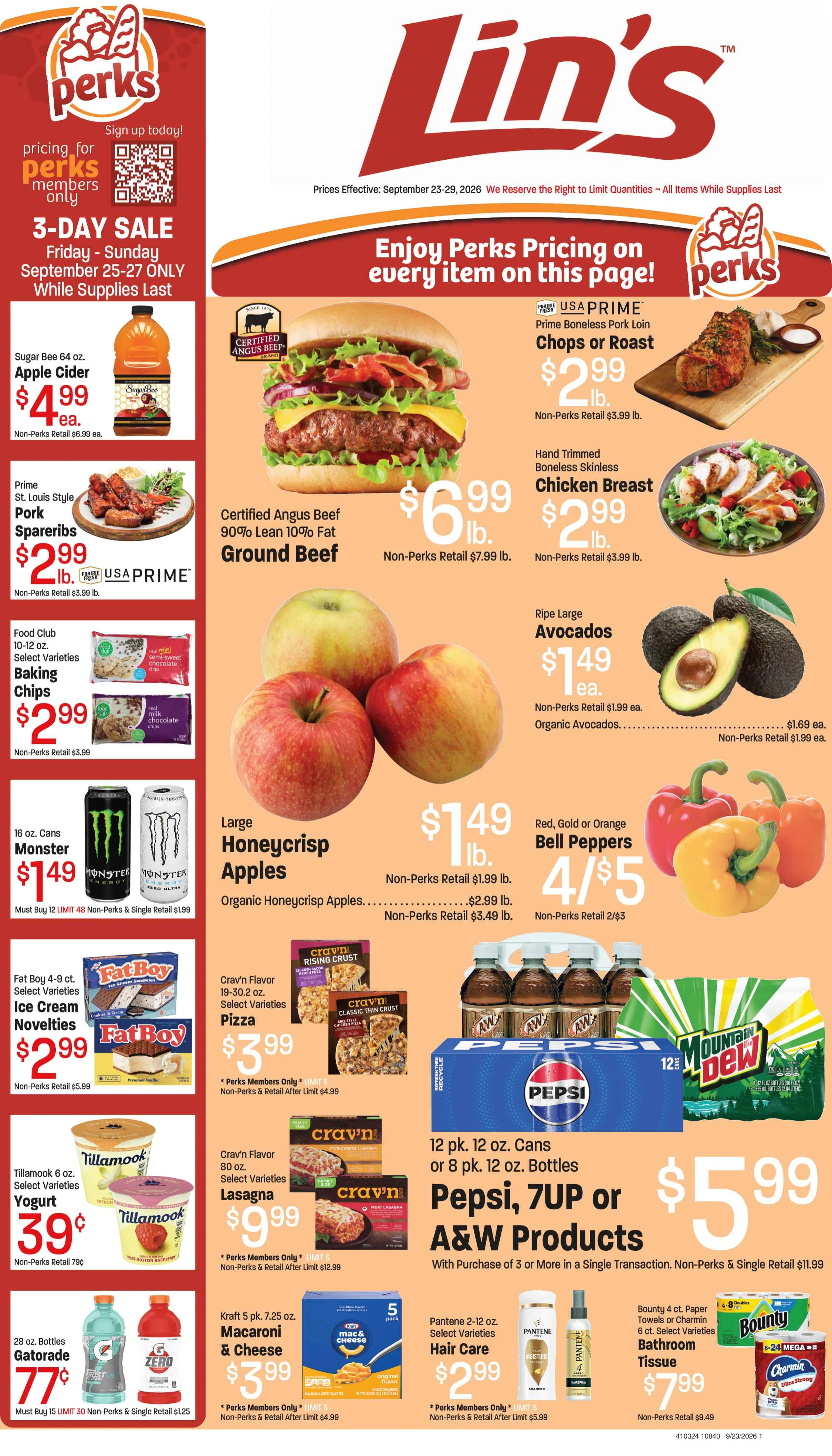 Lin’s Fresh Market Lin's Weekly Ad September 23-29, 2026 - Page 1