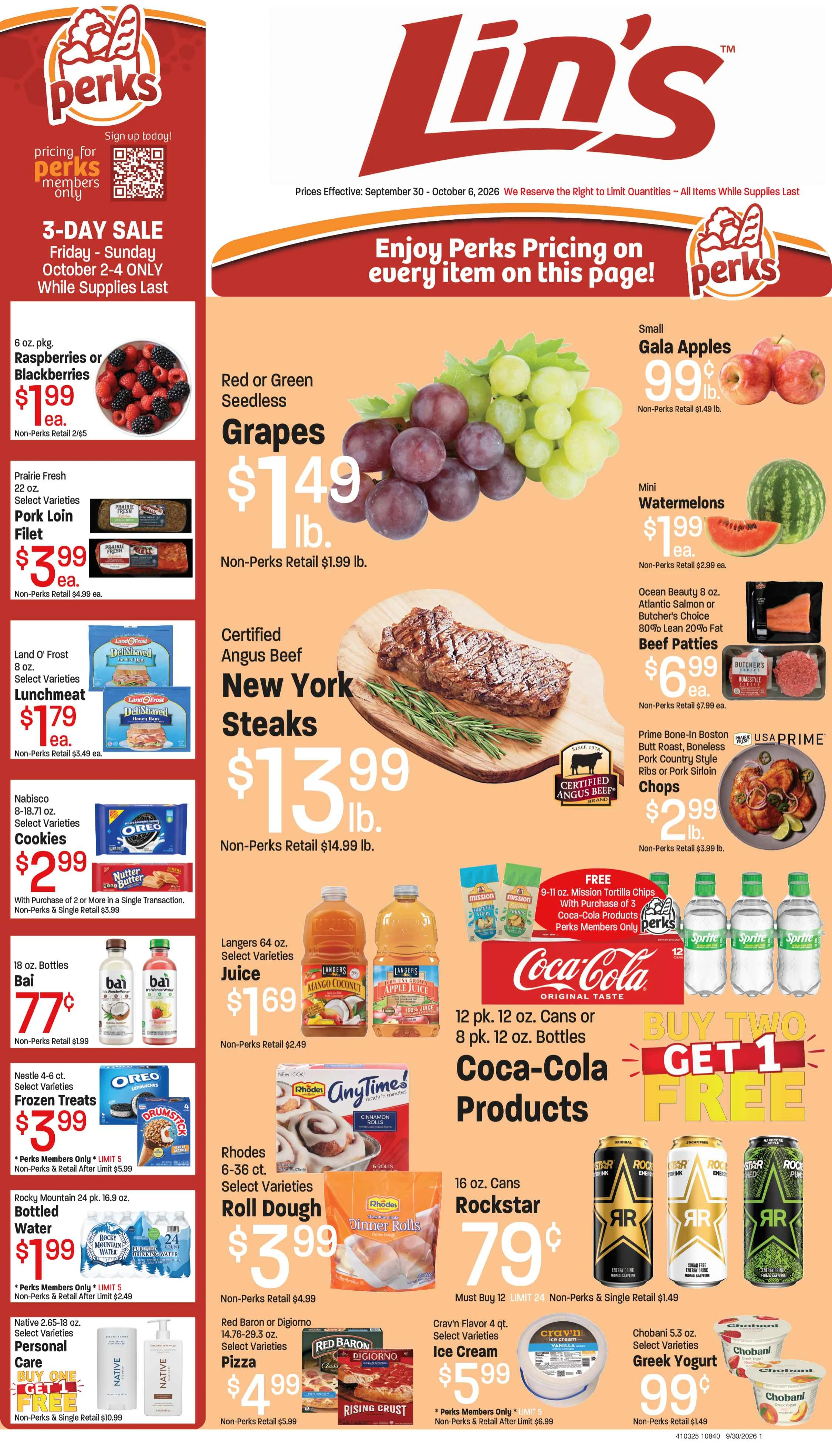 Lin’s Fresh Market Lin's Weekly Ad Sept 30-Oct 6, 2026 - Page 1