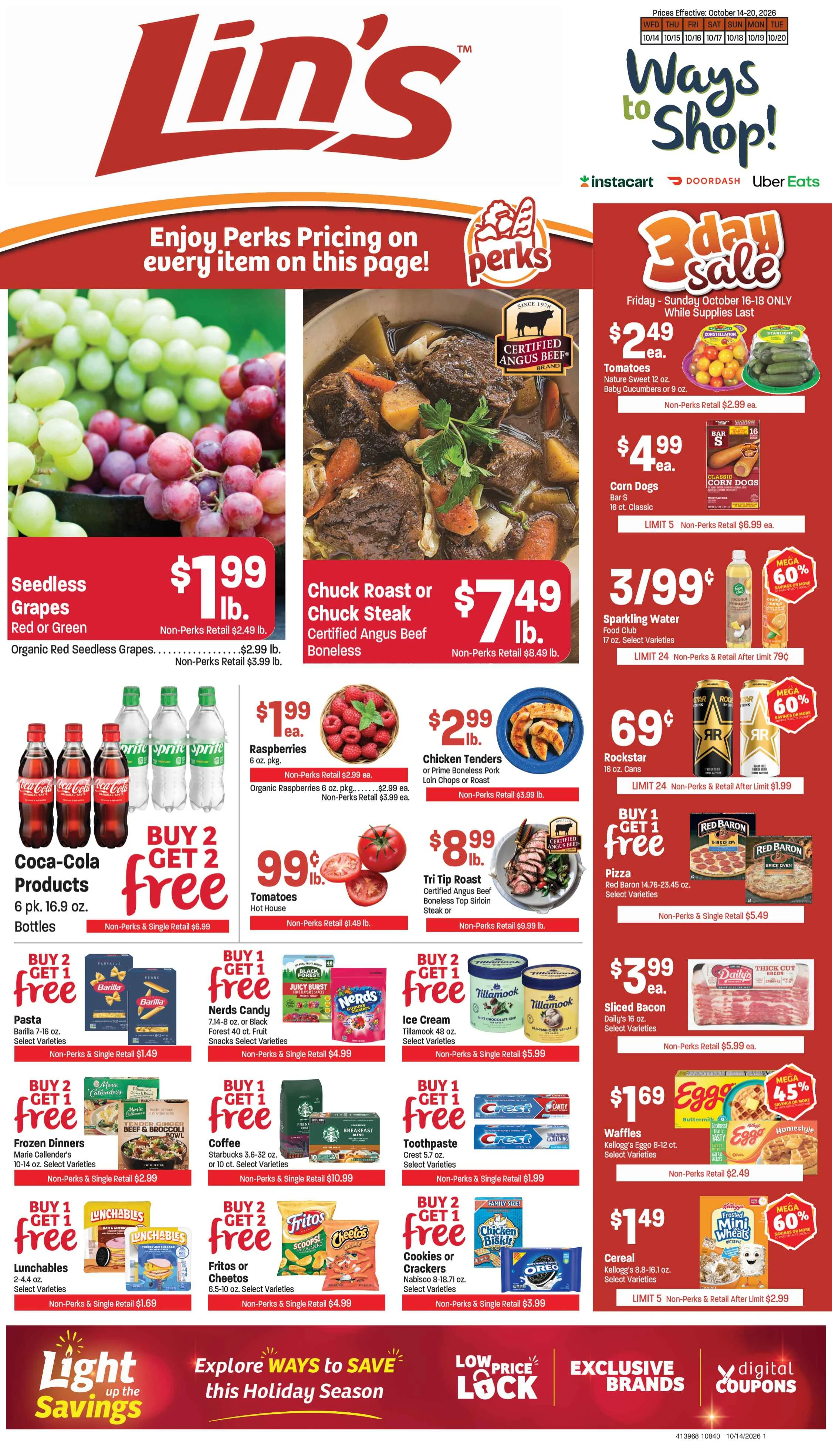 Lin’s Fresh Market Lin's Weekly Ad October 14-20, 2026 - Page 1