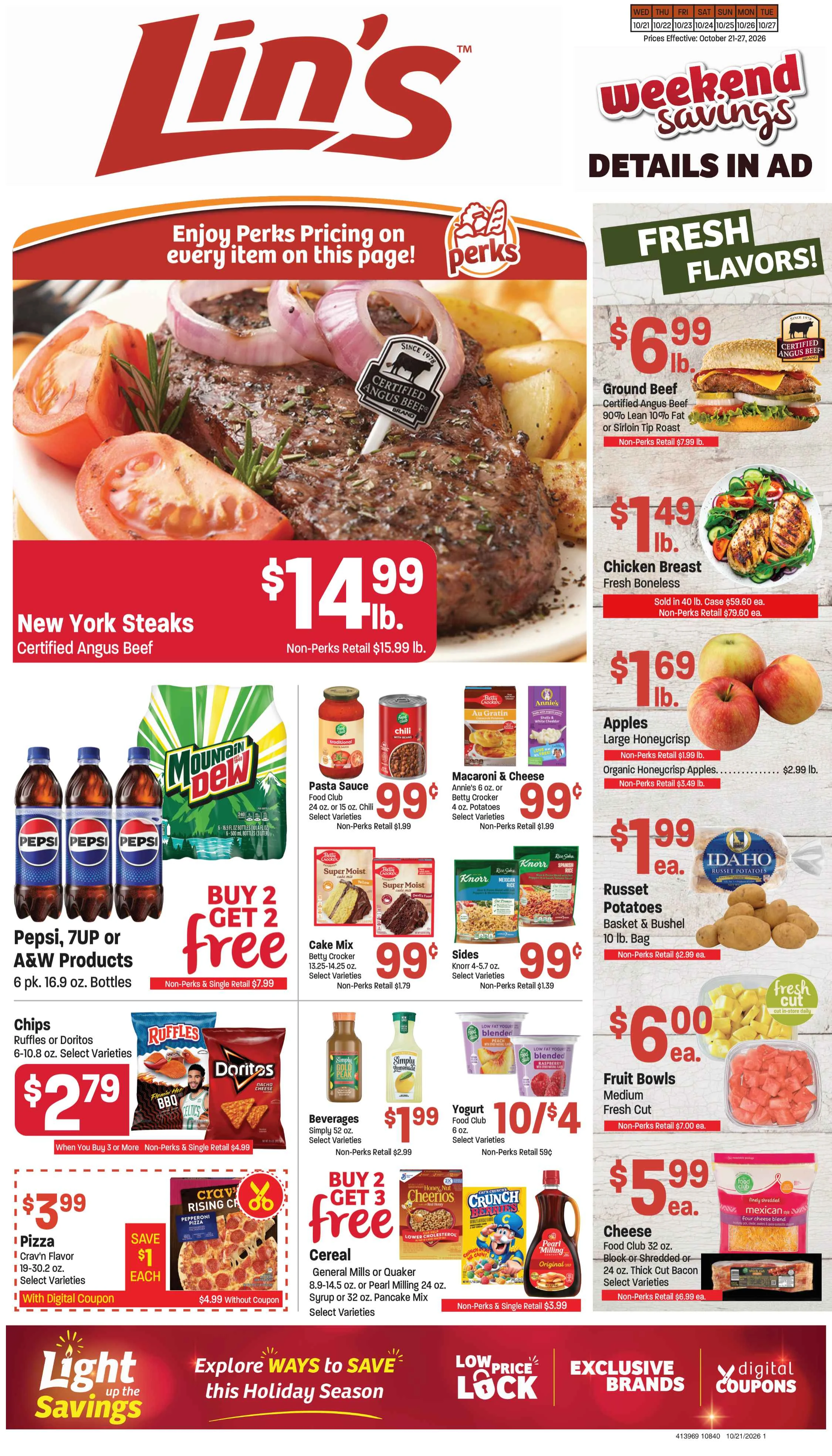 Lin’s Fresh Market Lin's Weekly Ad October 21-27, 2026 - Page 1